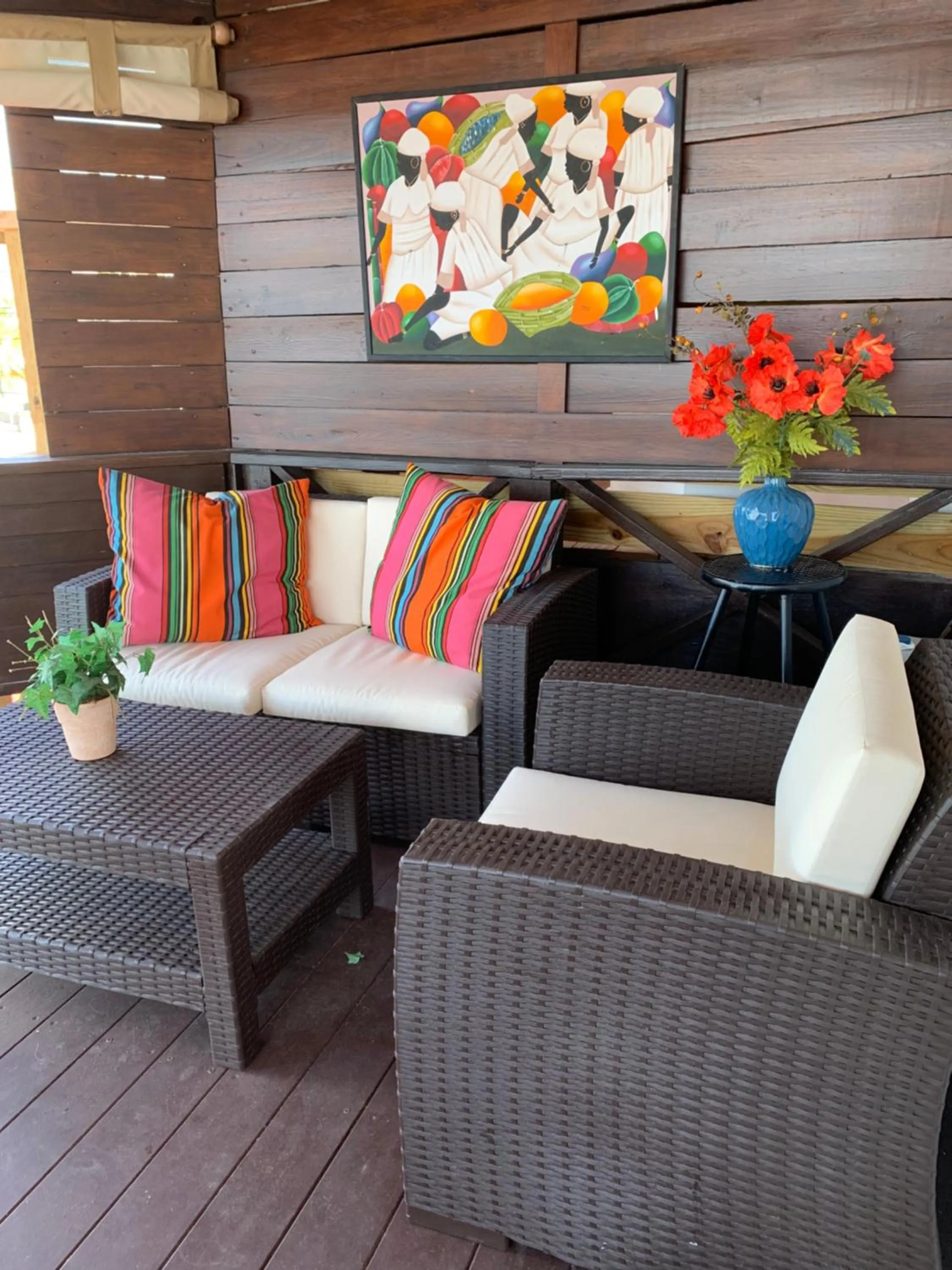 Patio in Les Balcons d'Oyster Pond