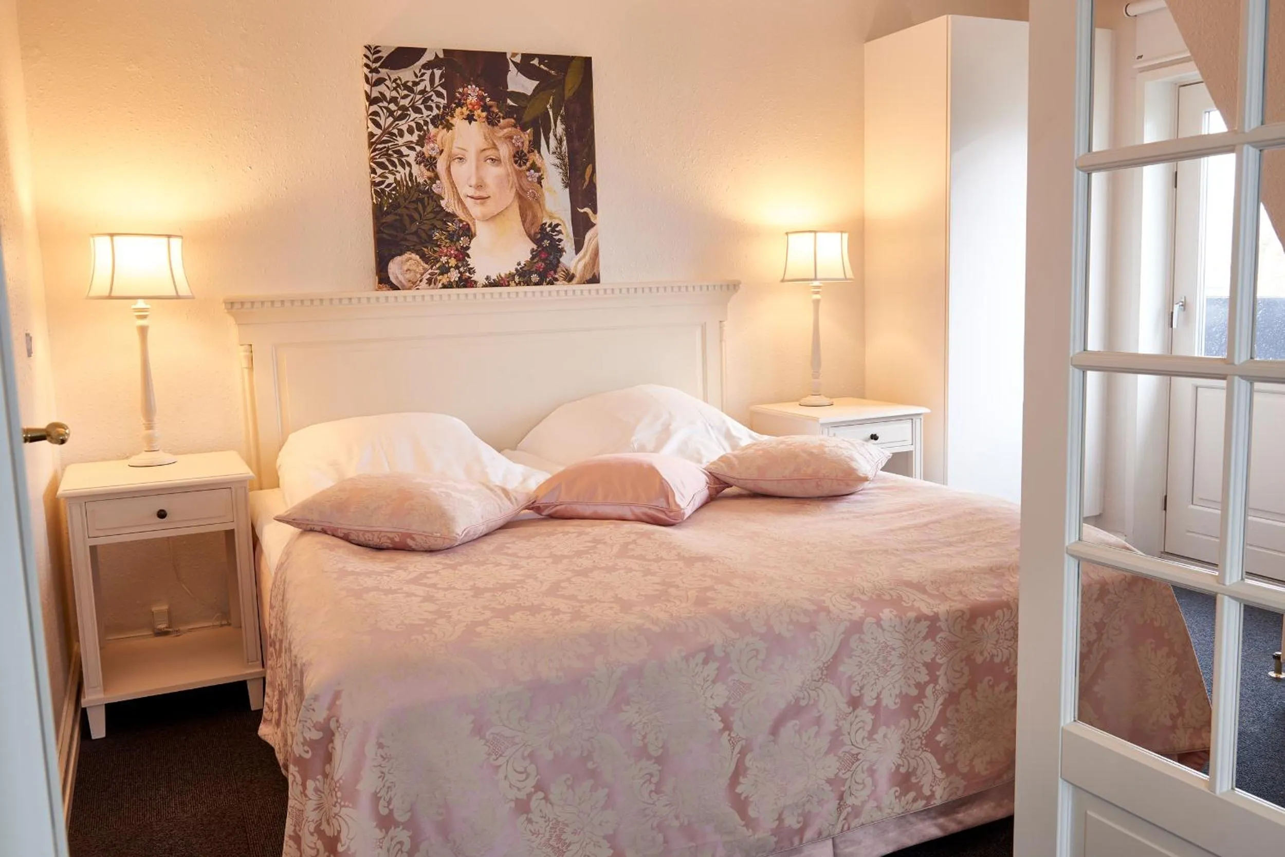 Bed in Hotel Faaborg Fjord