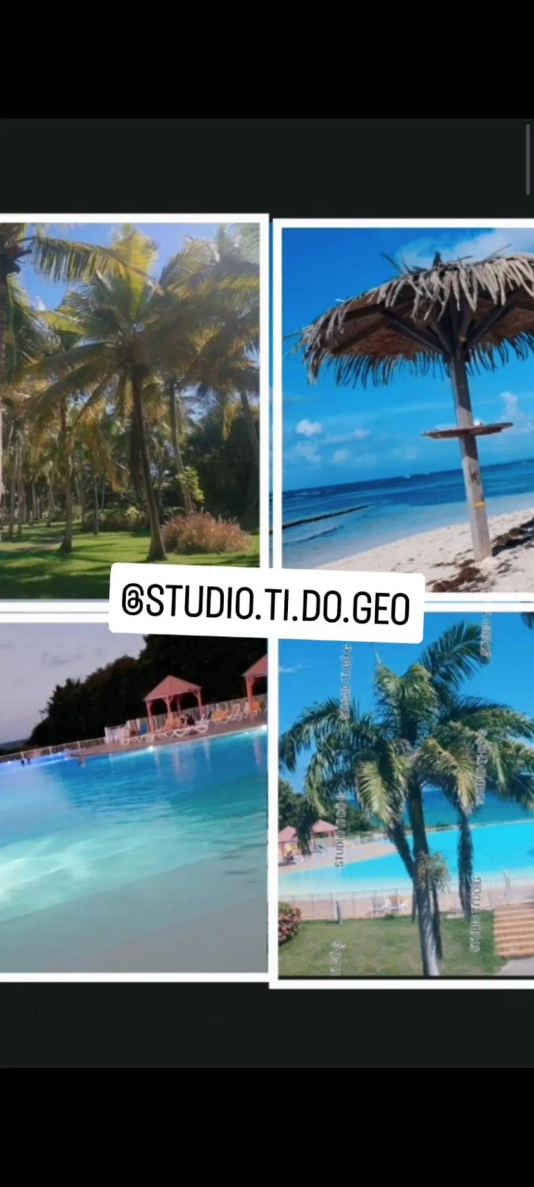 Beach in Studio Ti Dô Geo - Anse des Rochers à St François - Guadeloupe