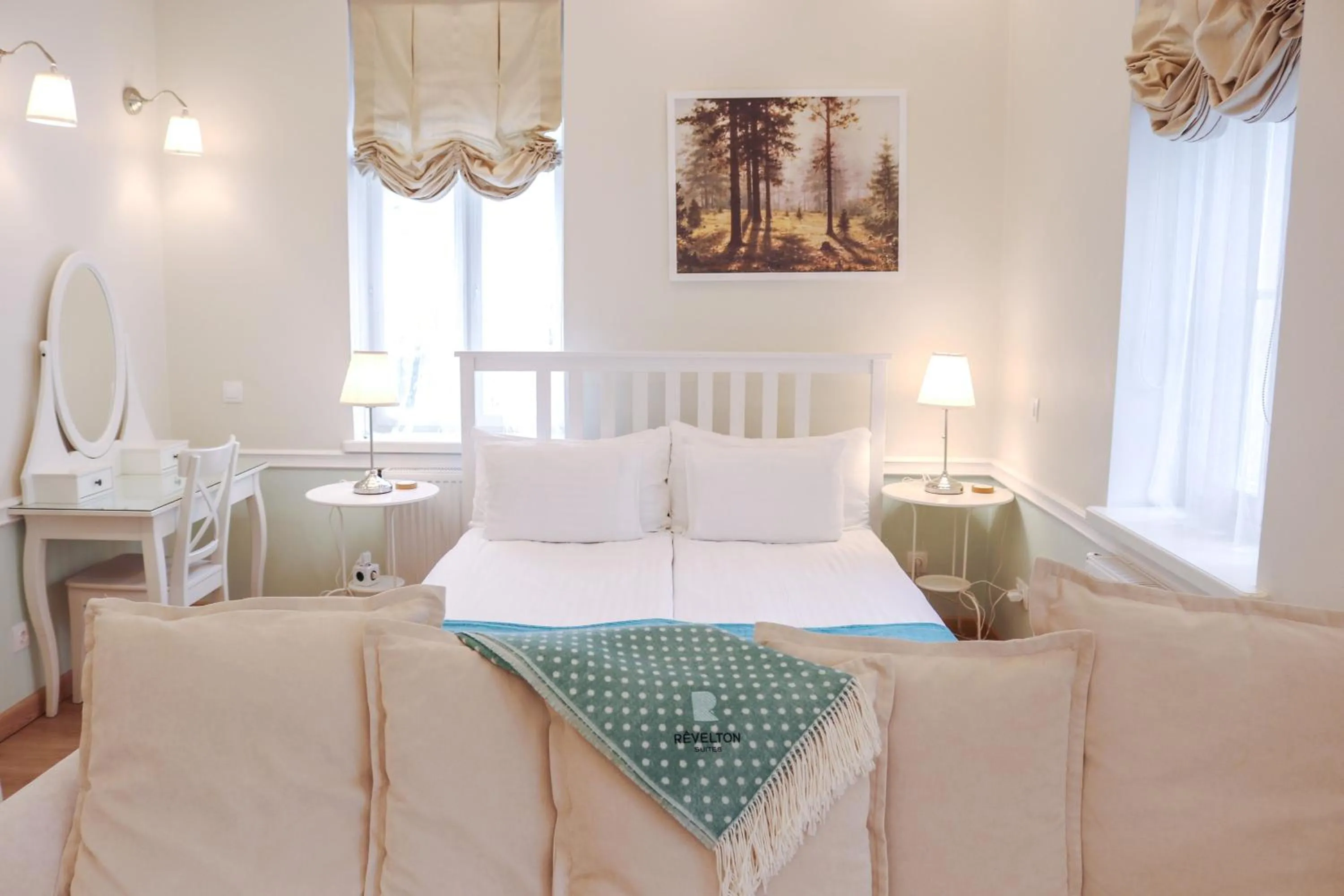 Bed in Revelton Suites Tallinn