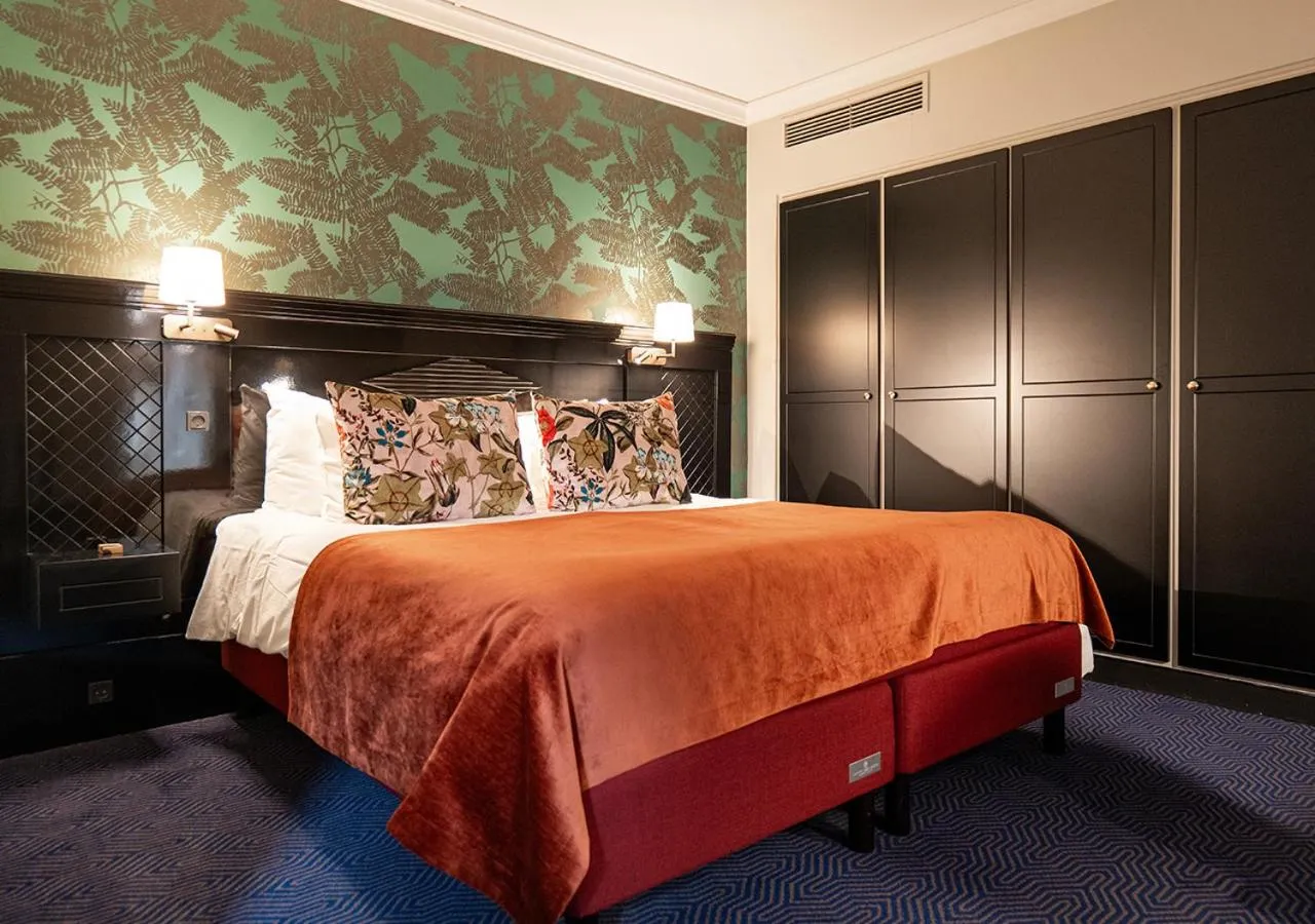 Bed in ProfilHotels Copenhagen Plaza