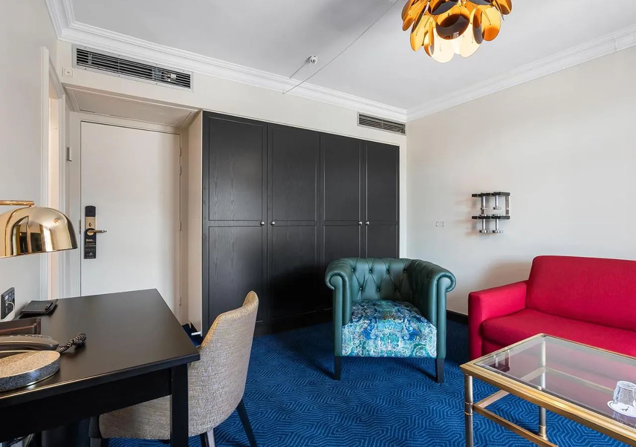 Living room in ProfilHotels Copenhagen Plaza