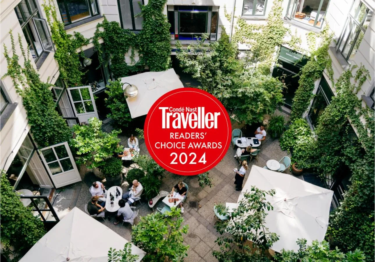 Inner courtyard view in Coco Hotel