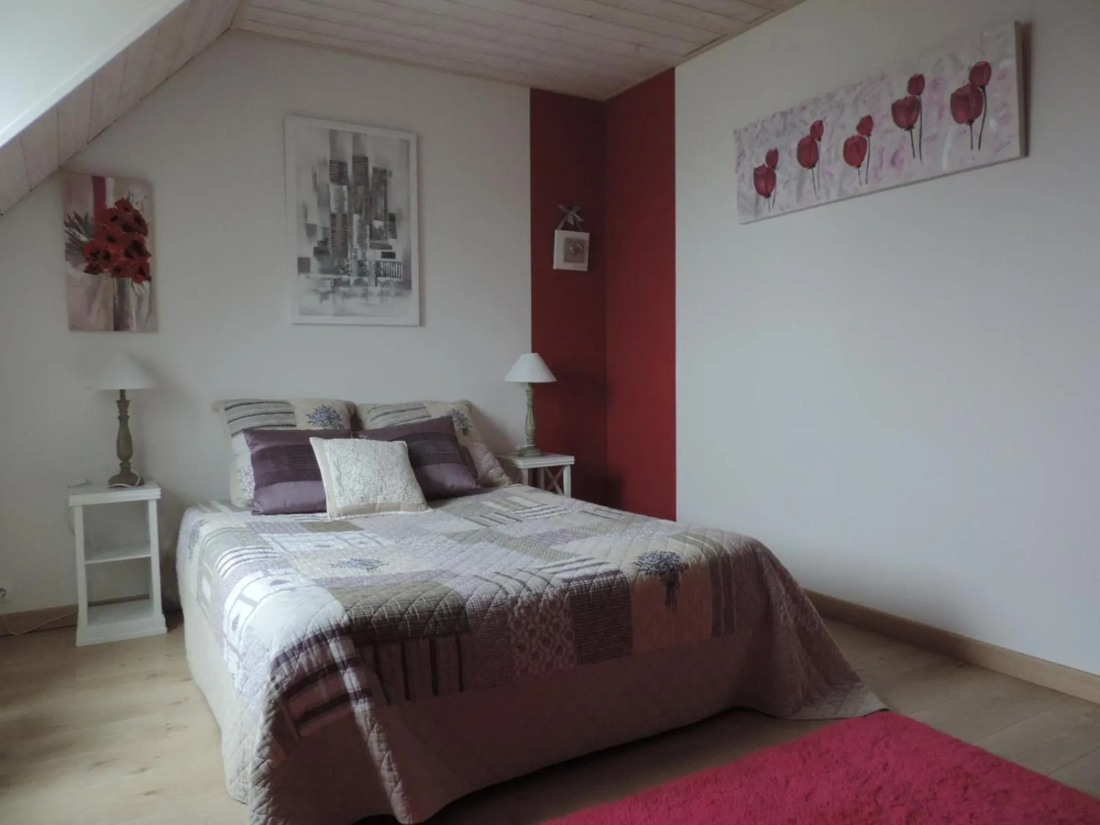 Bed in Les Chambres des Badious