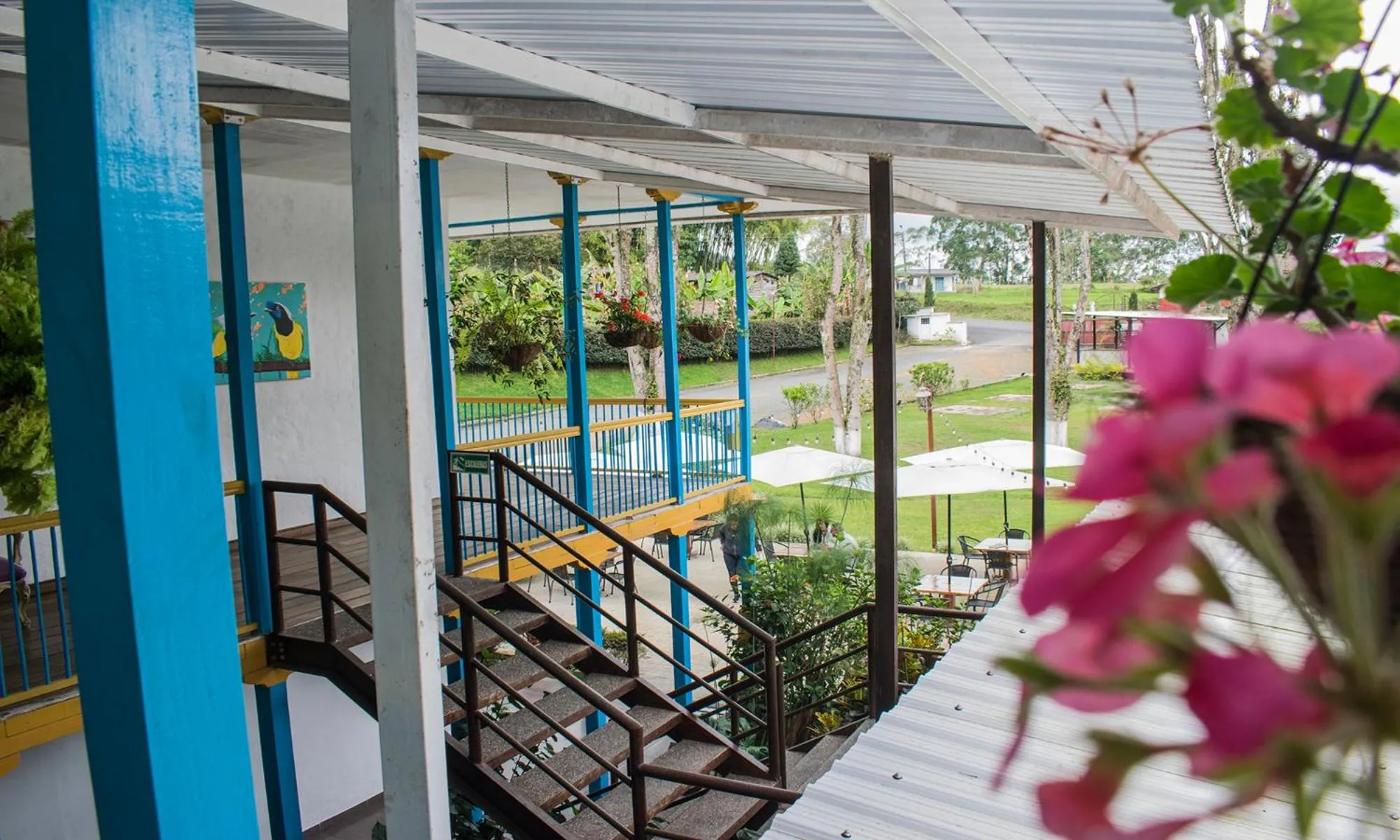 Balcony/Terrace in Hotel Hacienda Santa Clara