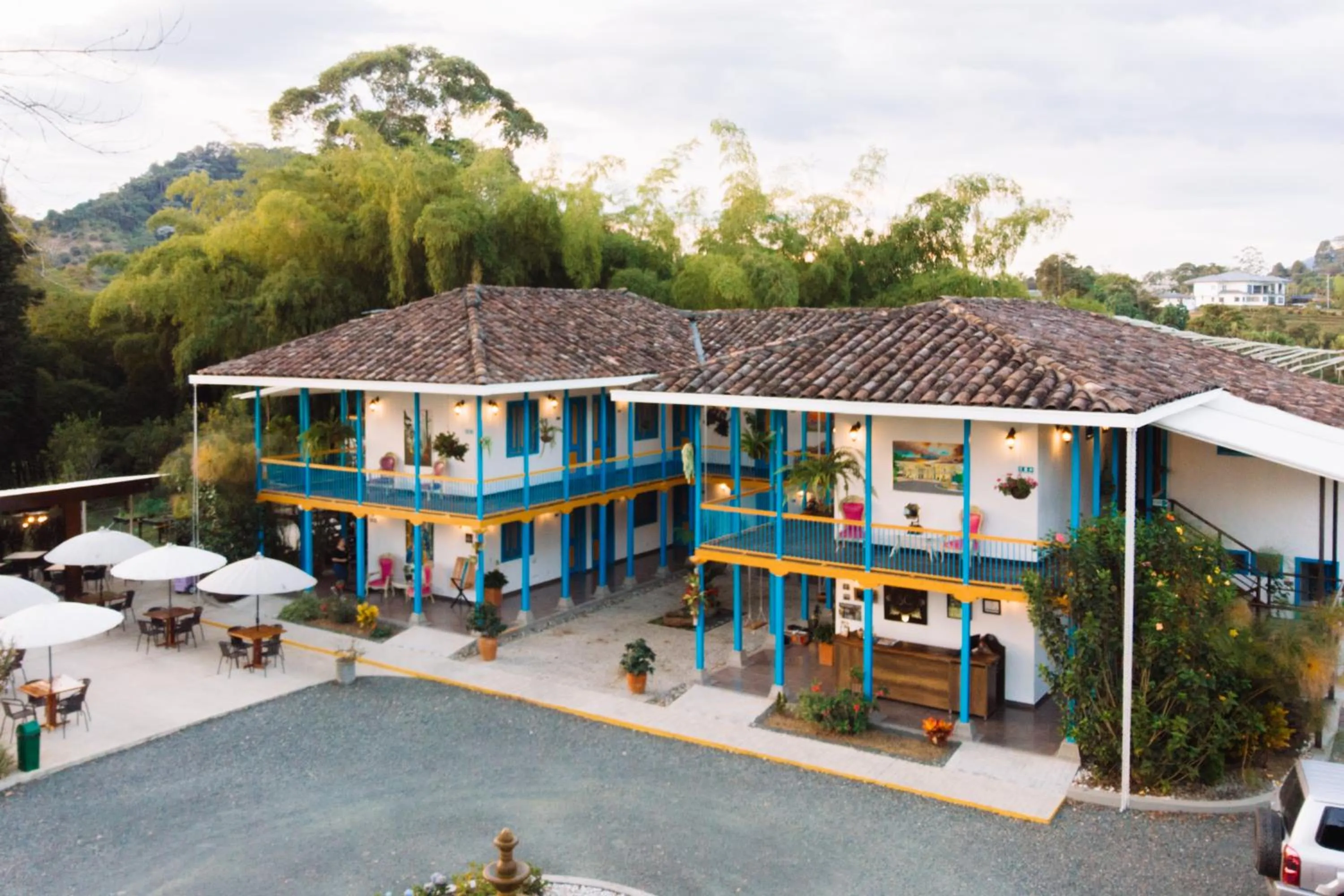 Property building in Hotel Hacienda Santa Clara