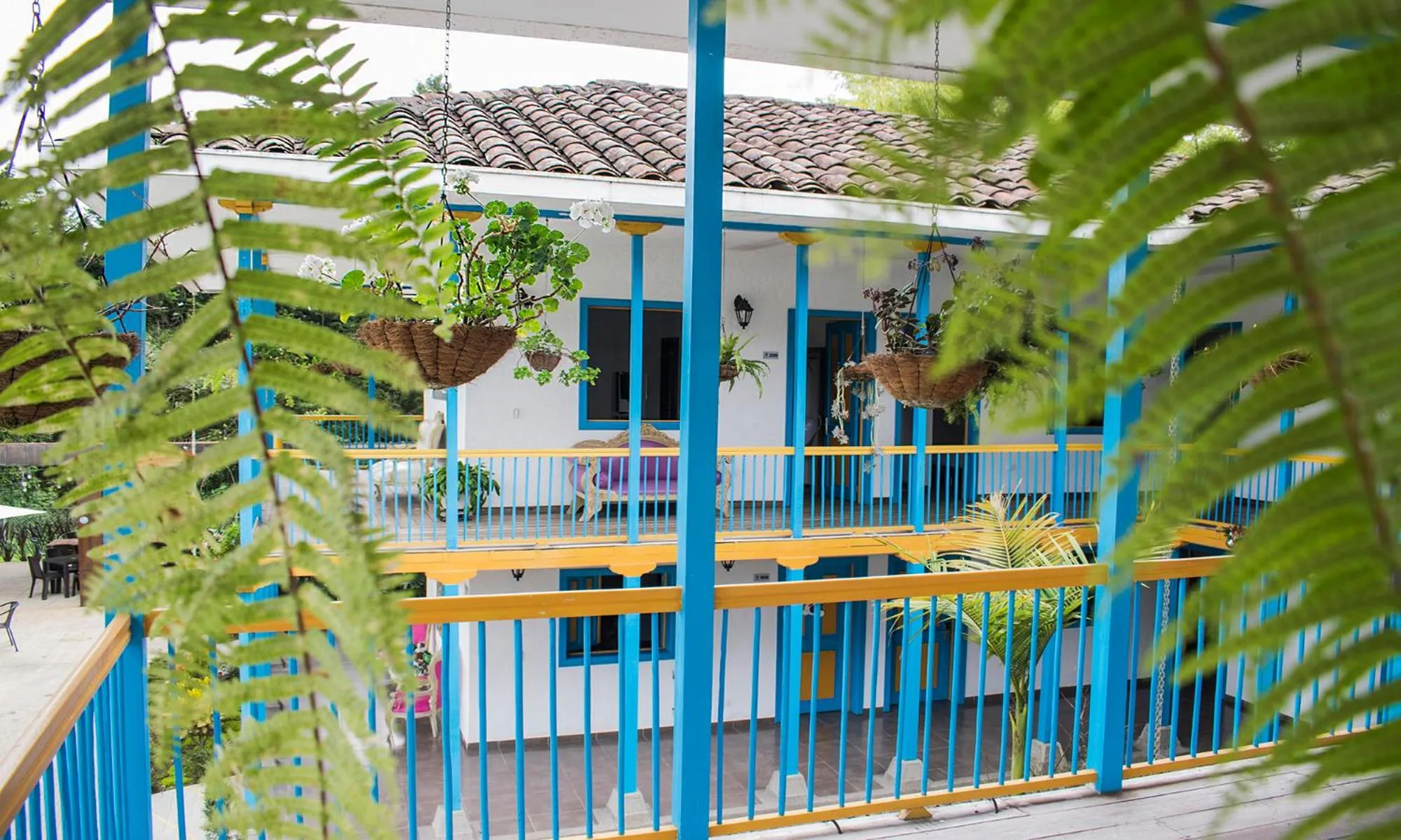 Balcony/Terrace in Hotel Hacienda Santa Clara