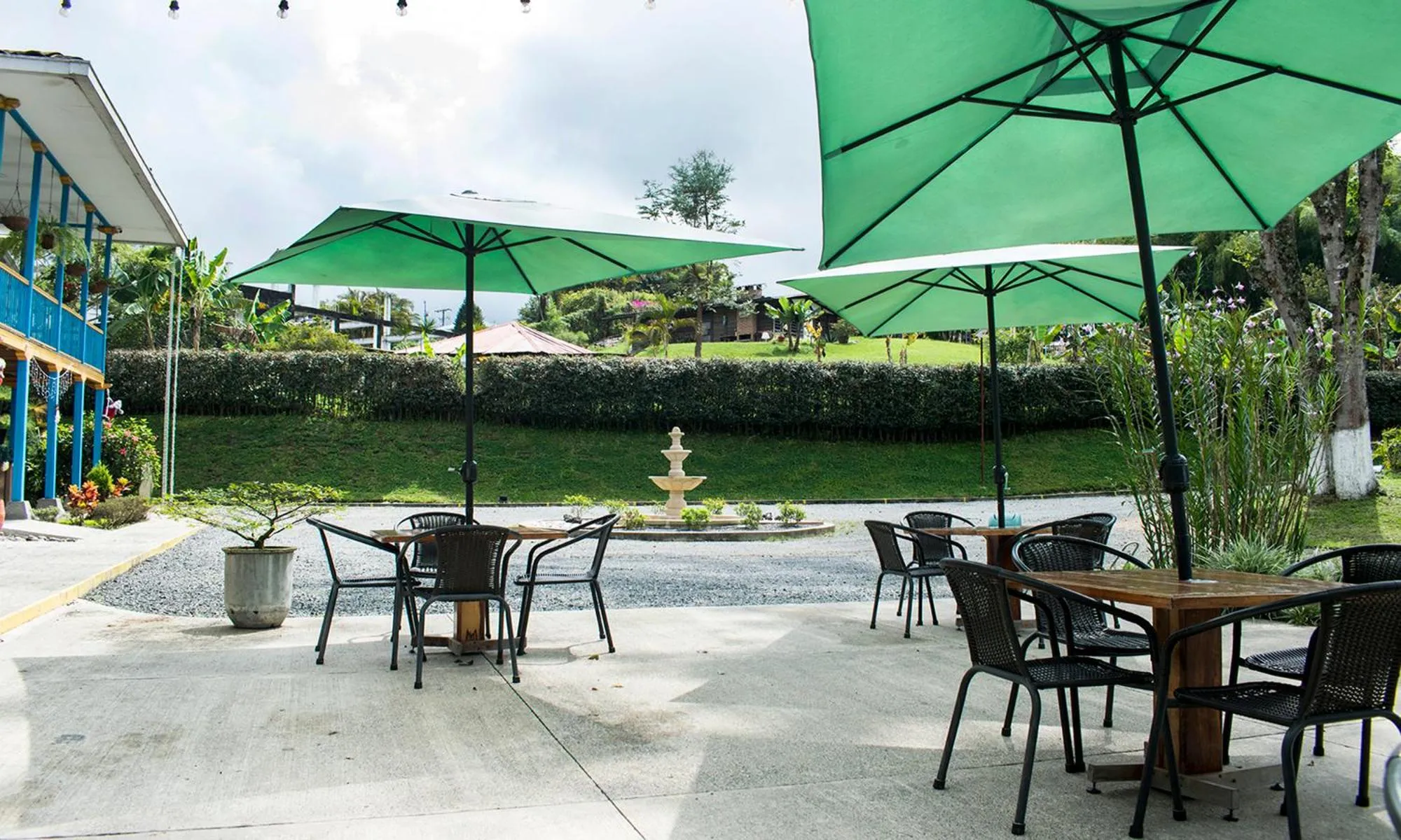 Seating area in Hotel Hacienda Santa Clara