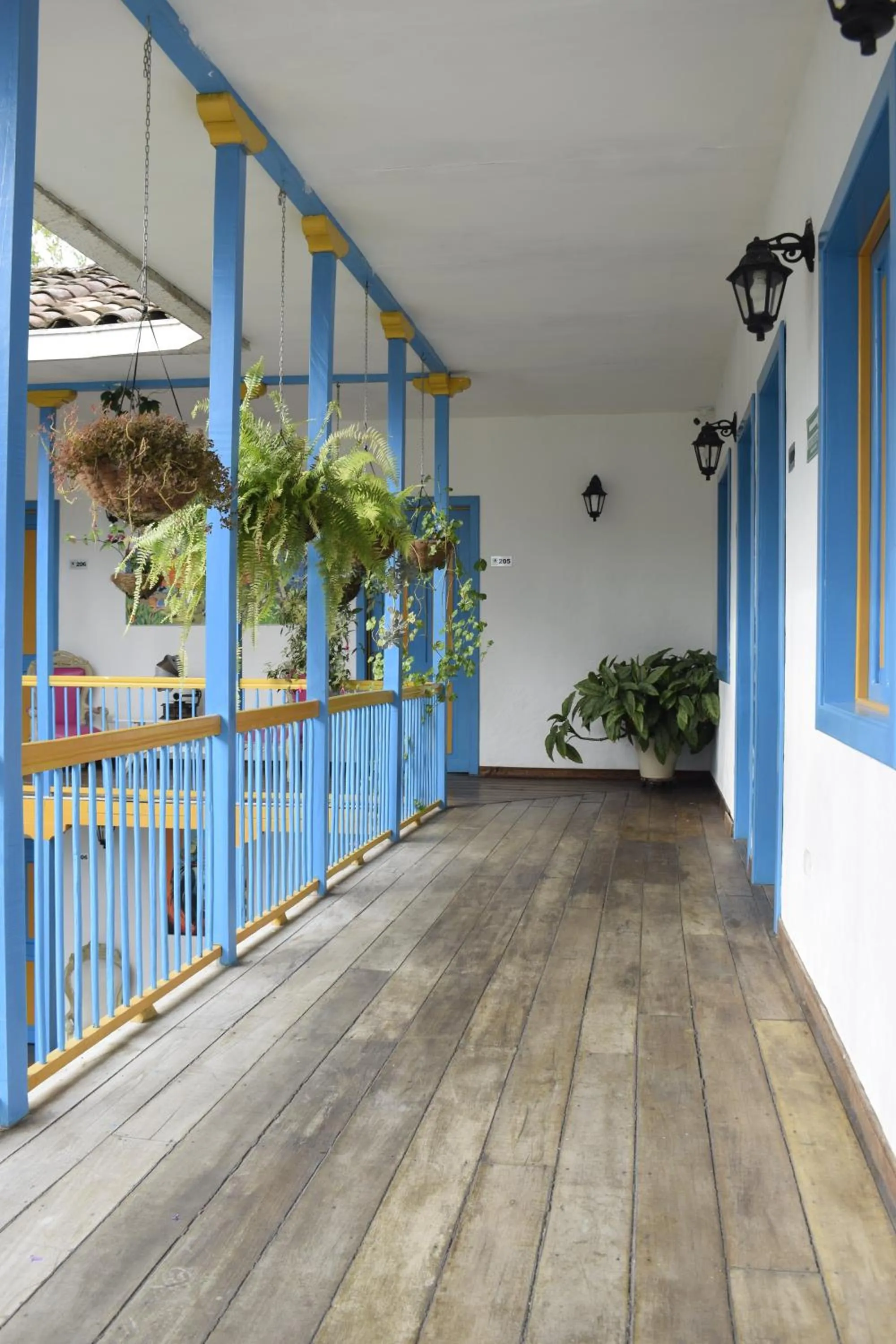 Balcony/Terrace in Hotel Hacienda Santa Clara