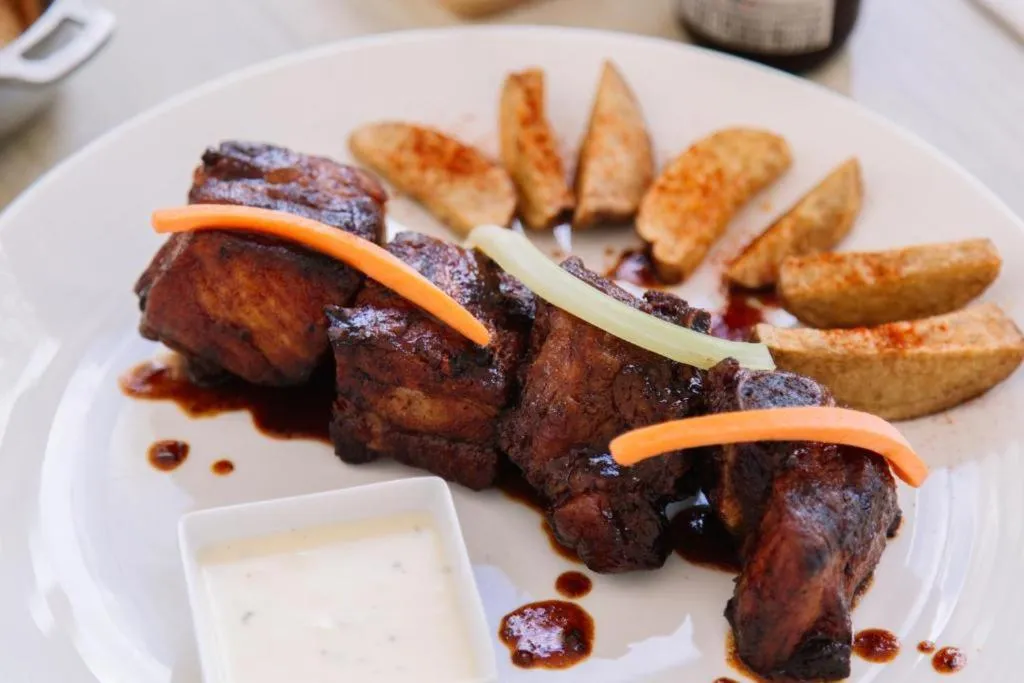 Food in Hotel Hacienda Santa Clara