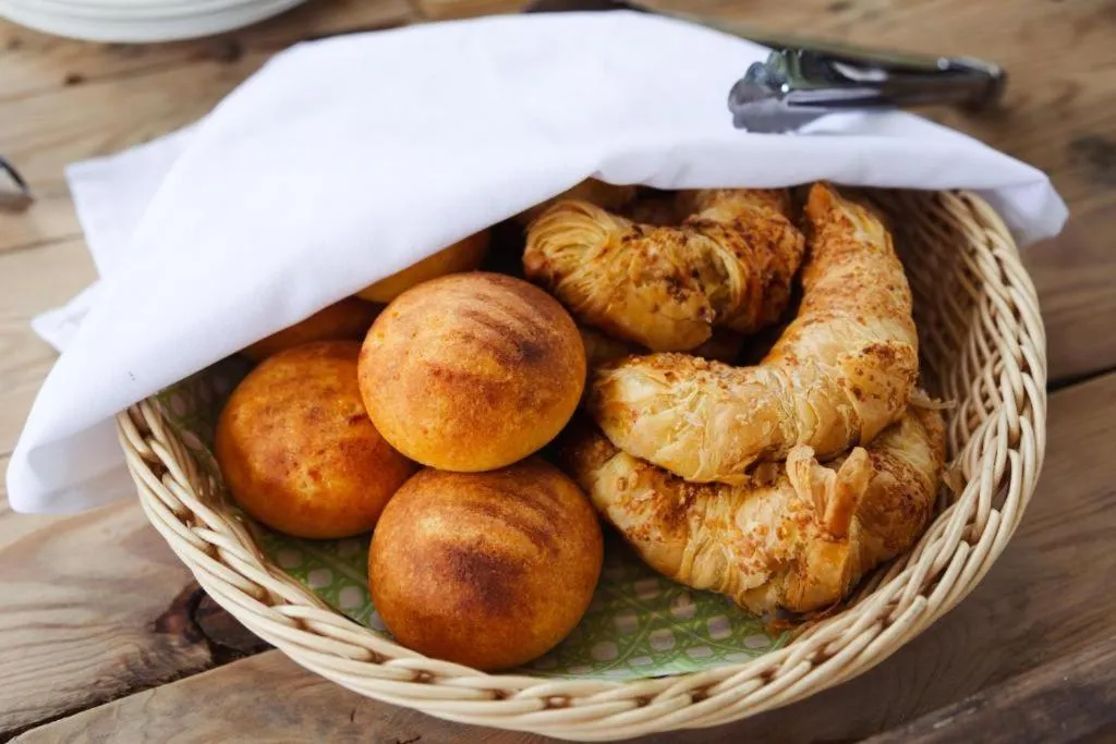 Breakfast in Hotel Hacienda Santa Clara
