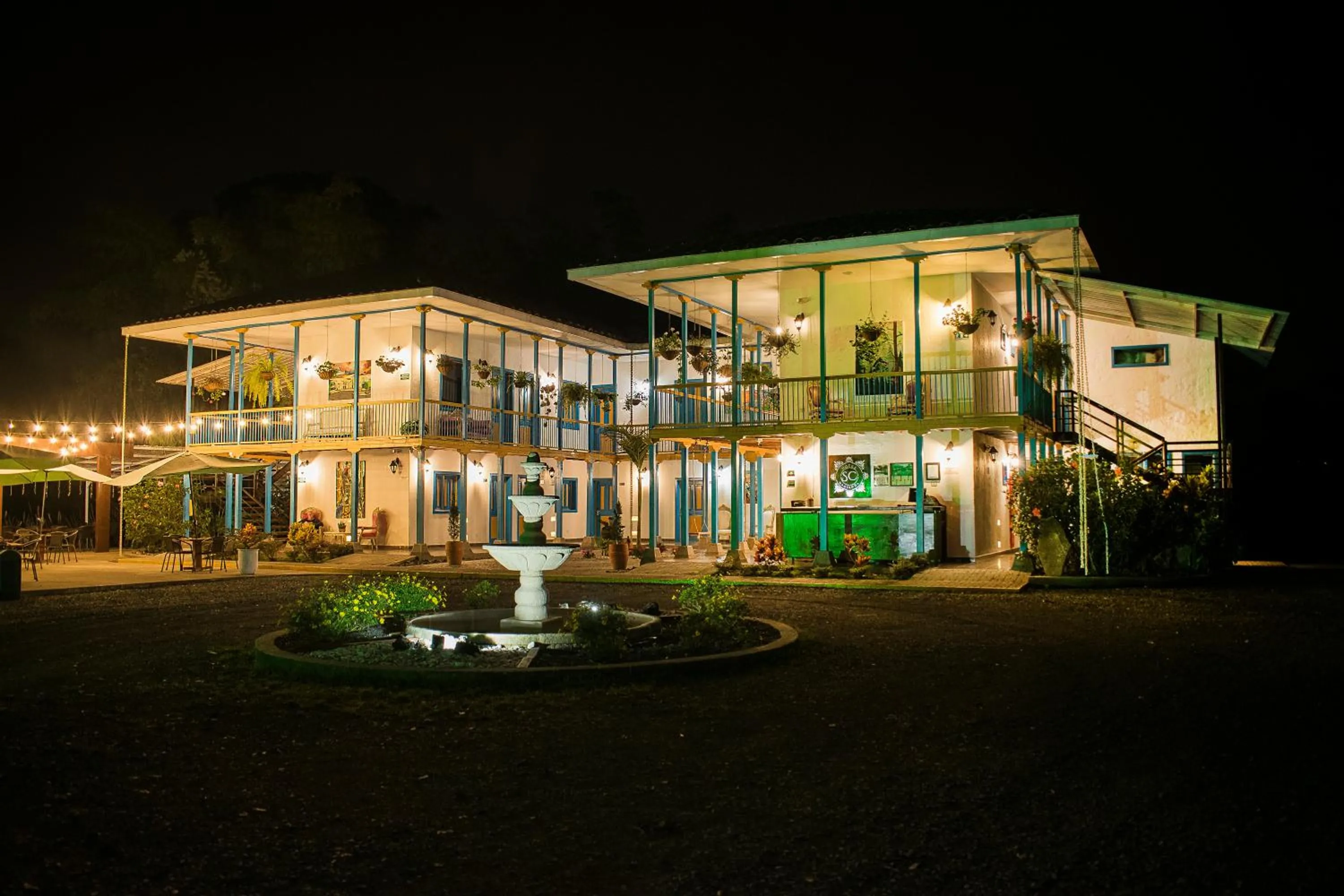 Facade/entrance in Hotel Hacienda Santa Clara