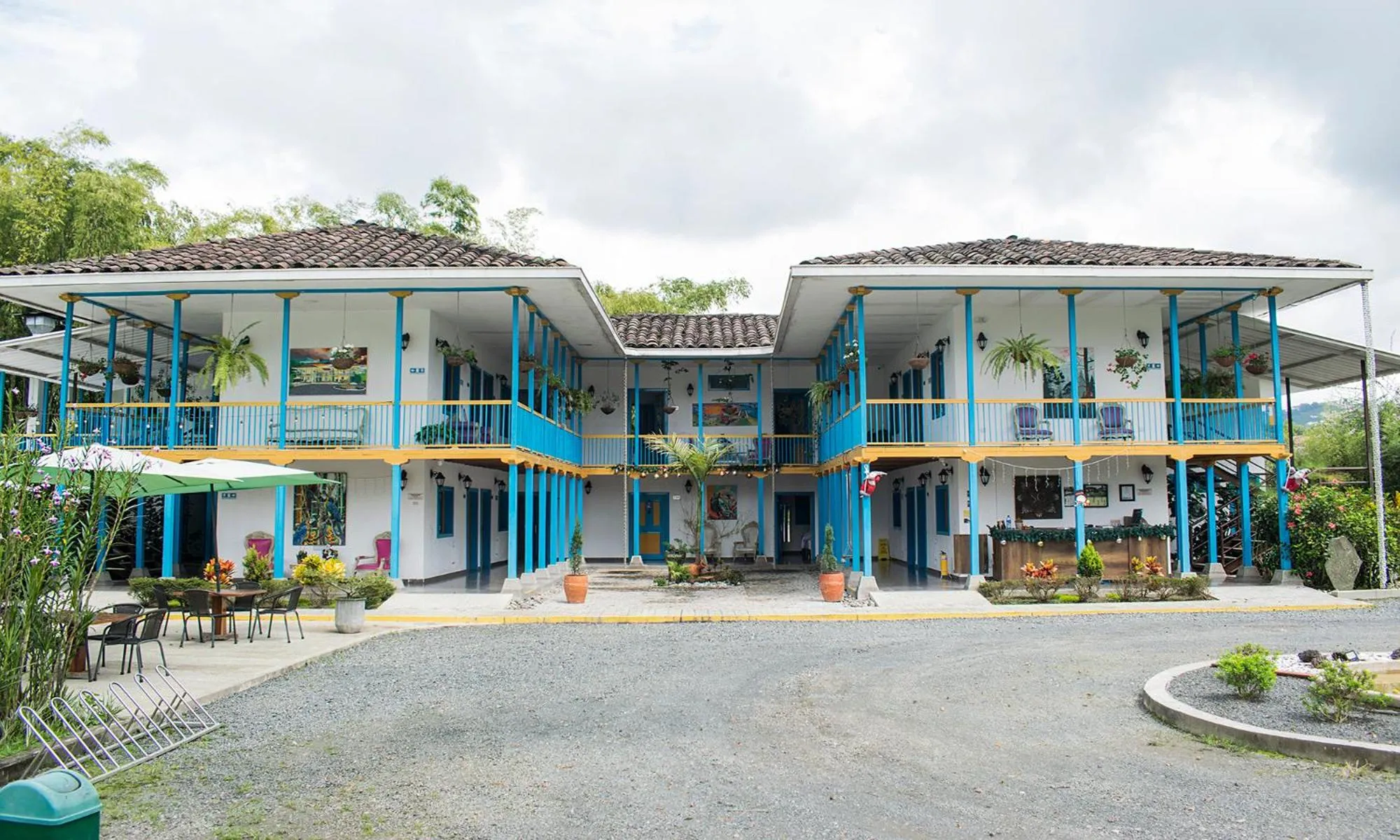 Facade/entrance in Hotel Hacienda Santa Clara