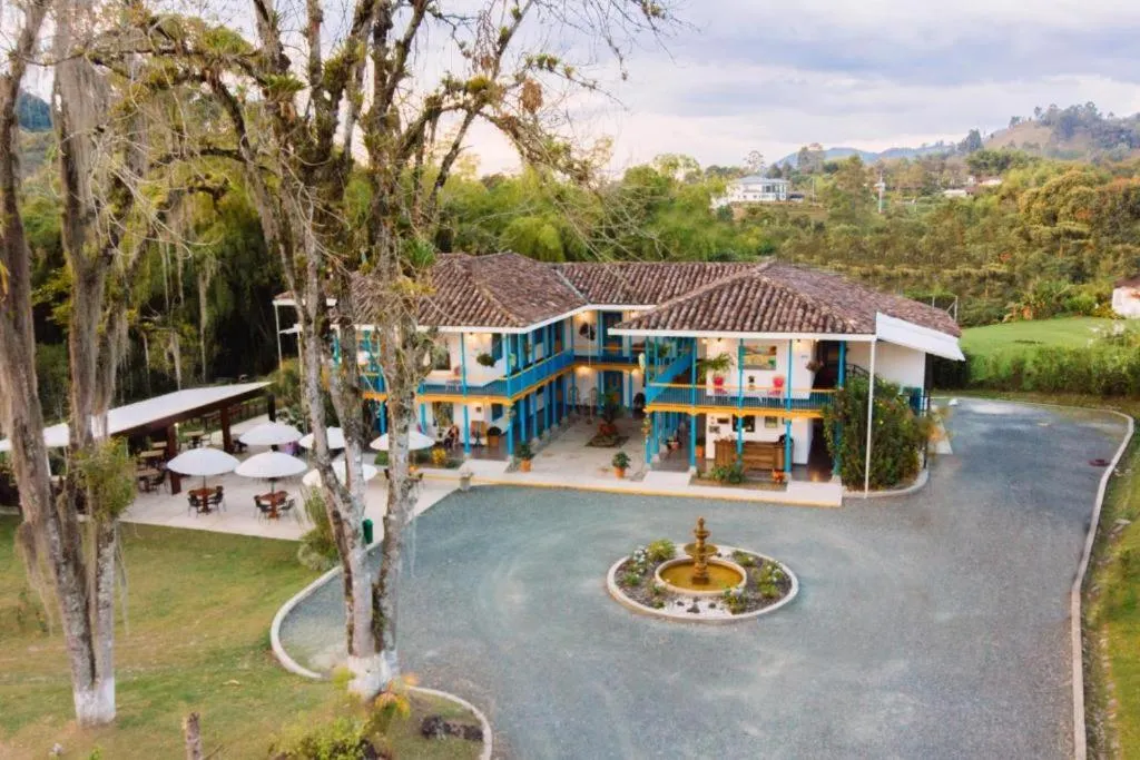 Bird's eye view in Hotel Hacienda Santa Clara