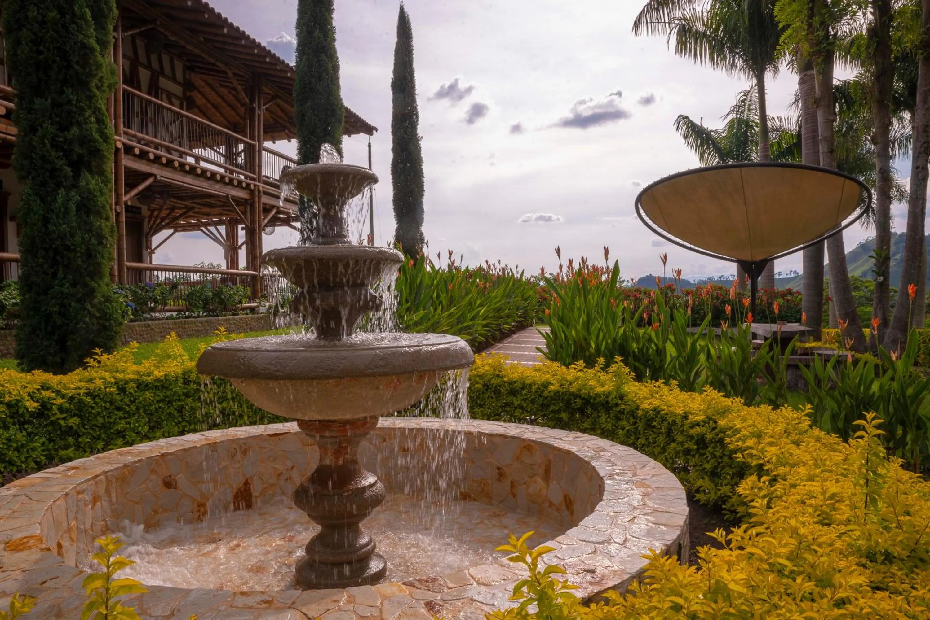 Garden in Hotel Casa San Carlos Lodge Pereira