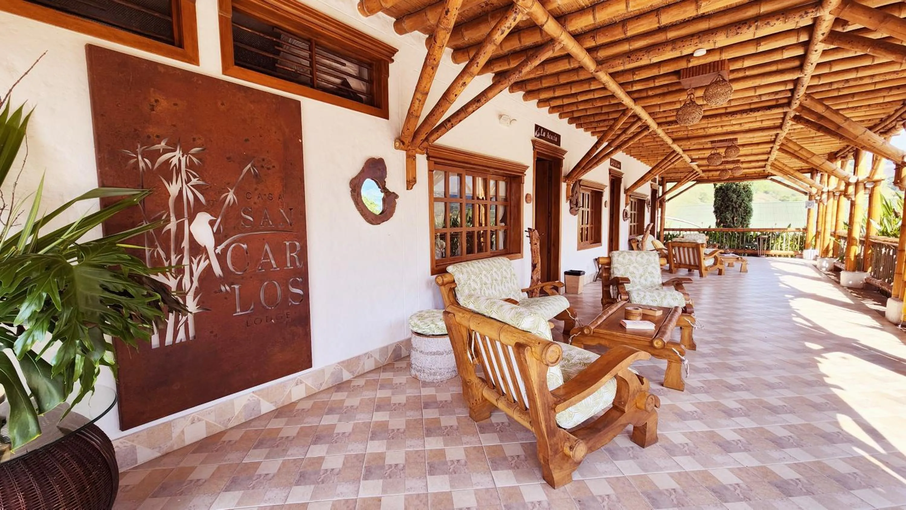 Lobby or reception in Hotel Casa San Carlos Lodge Pereira