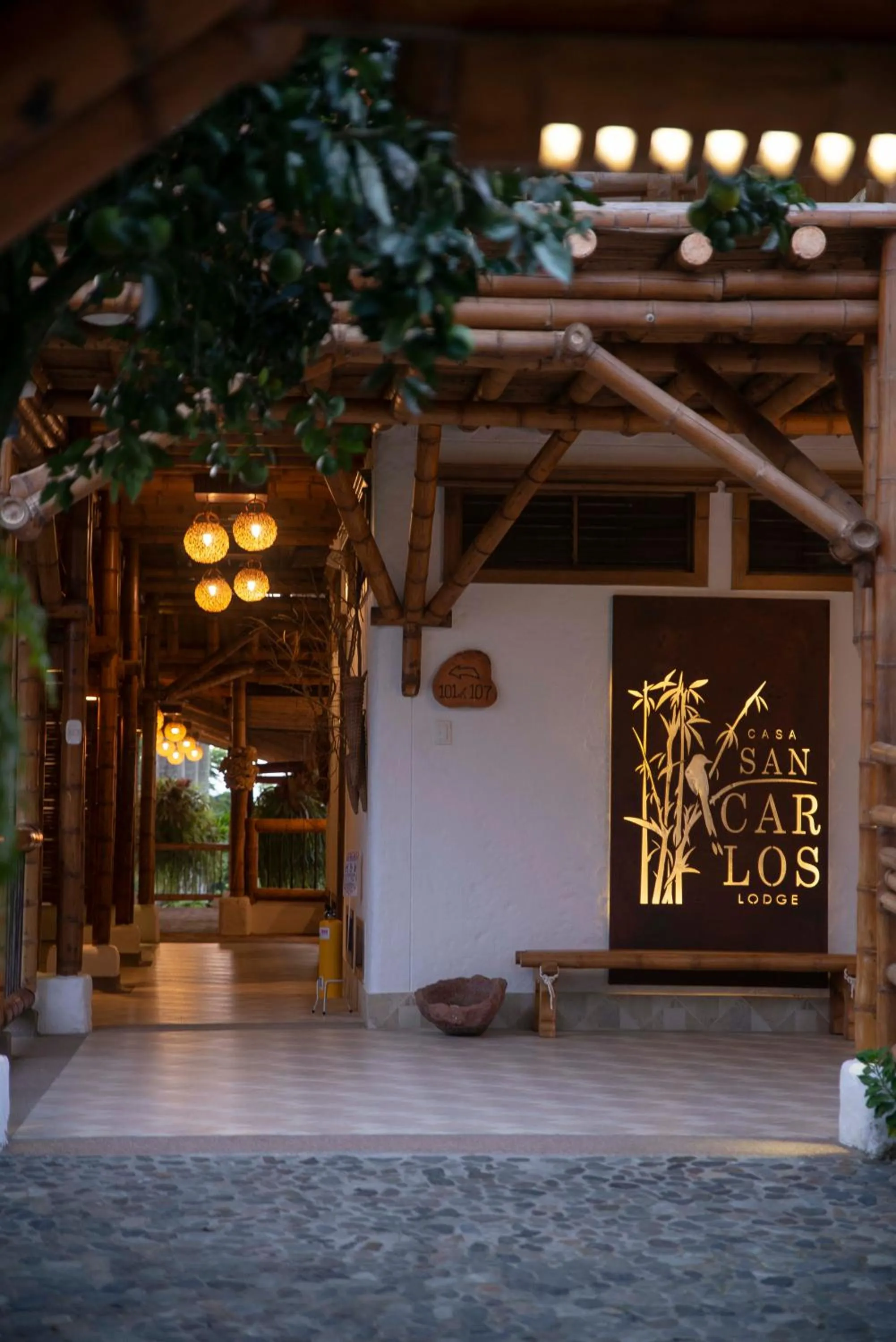Facade/entrance in Hotel Casa San Carlos Lodge Pereira