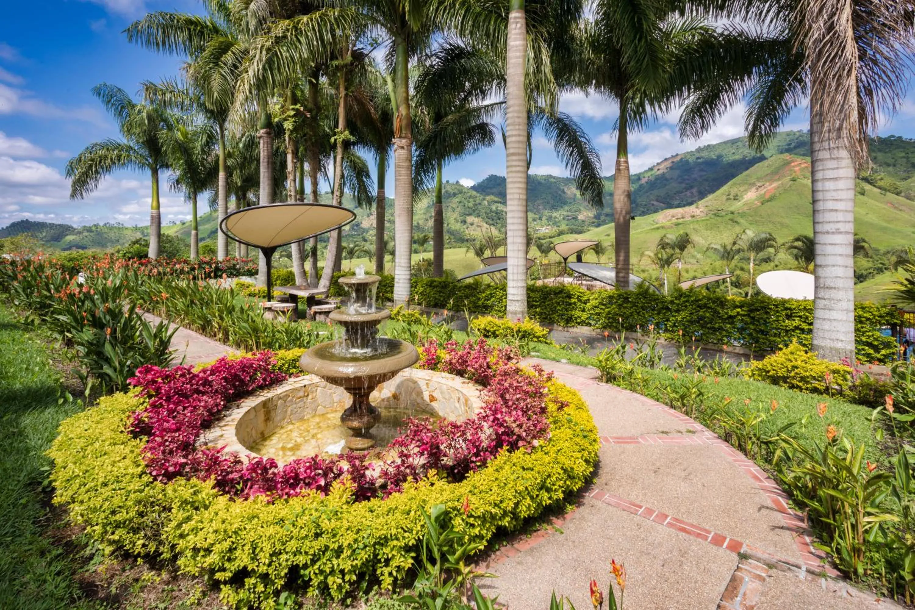 Garden view in Hotel Casa San Carlos Lodge Pereira