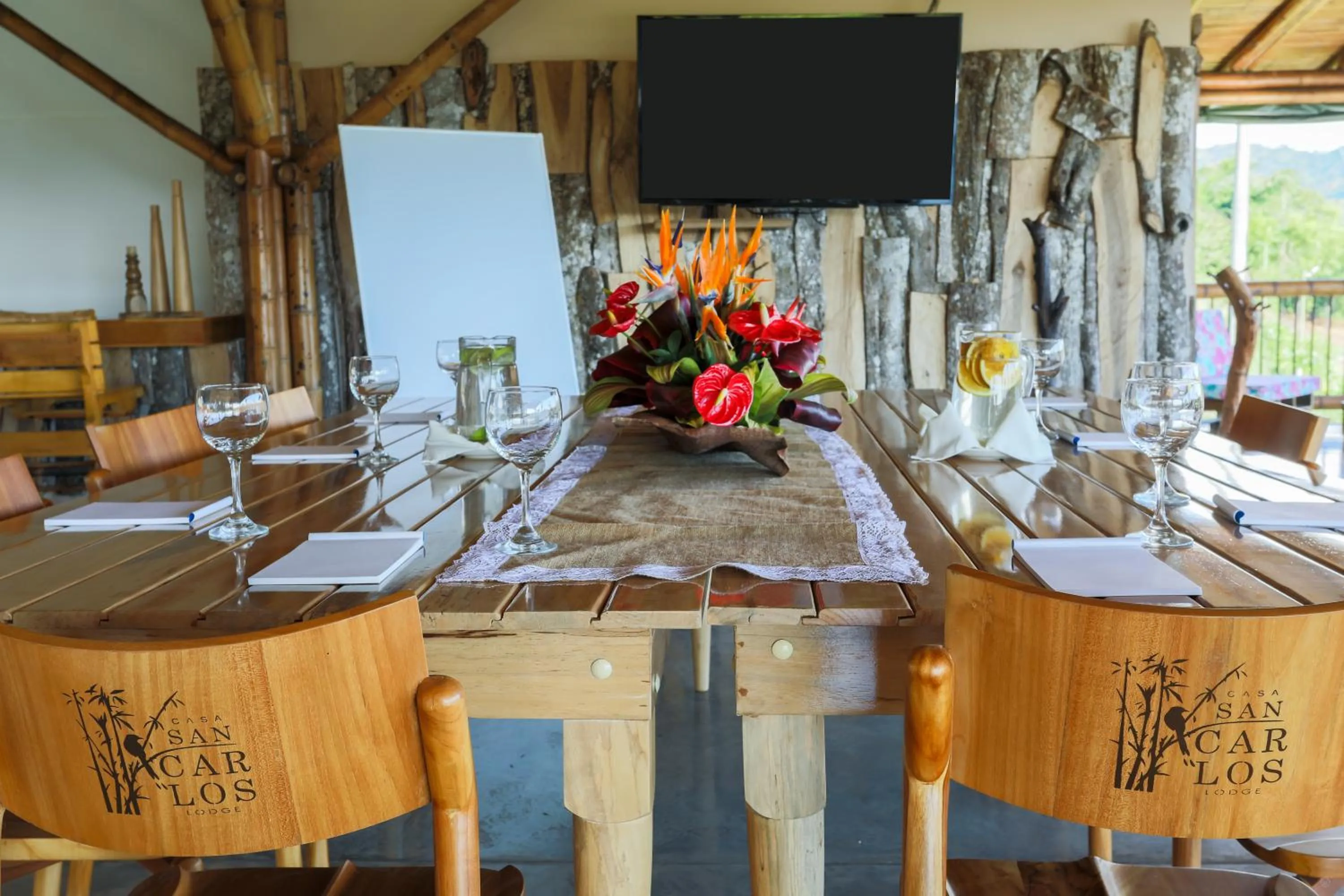 Living room in Hotel Casa San Carlos Lodge Pereira