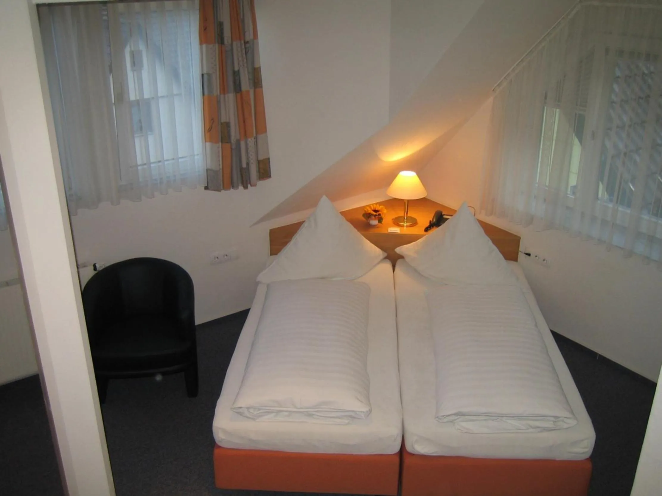 Bedroom, Bed in Hotel Wasserfall