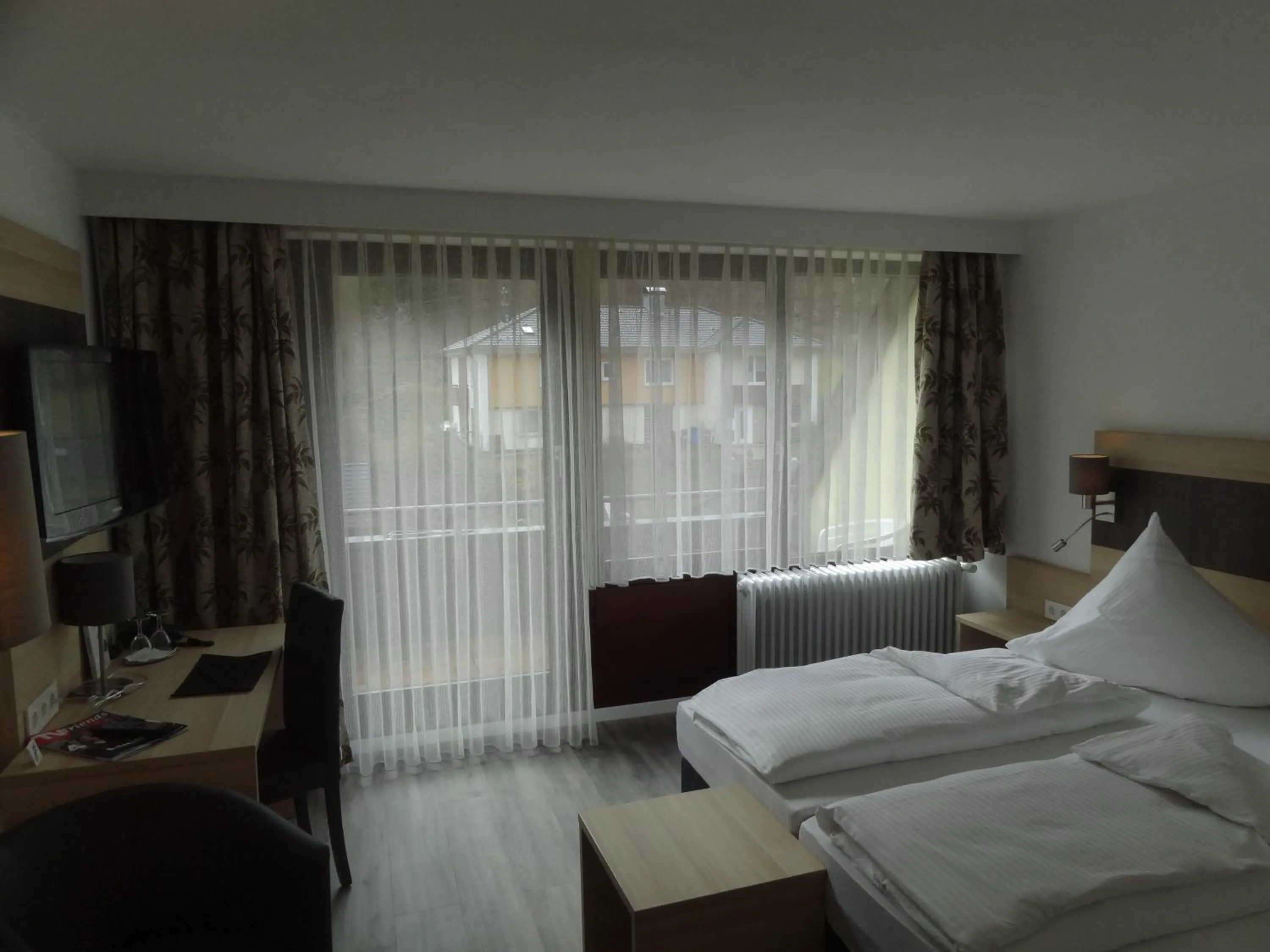 Bedroom, Bed in Hotel Wasserfall