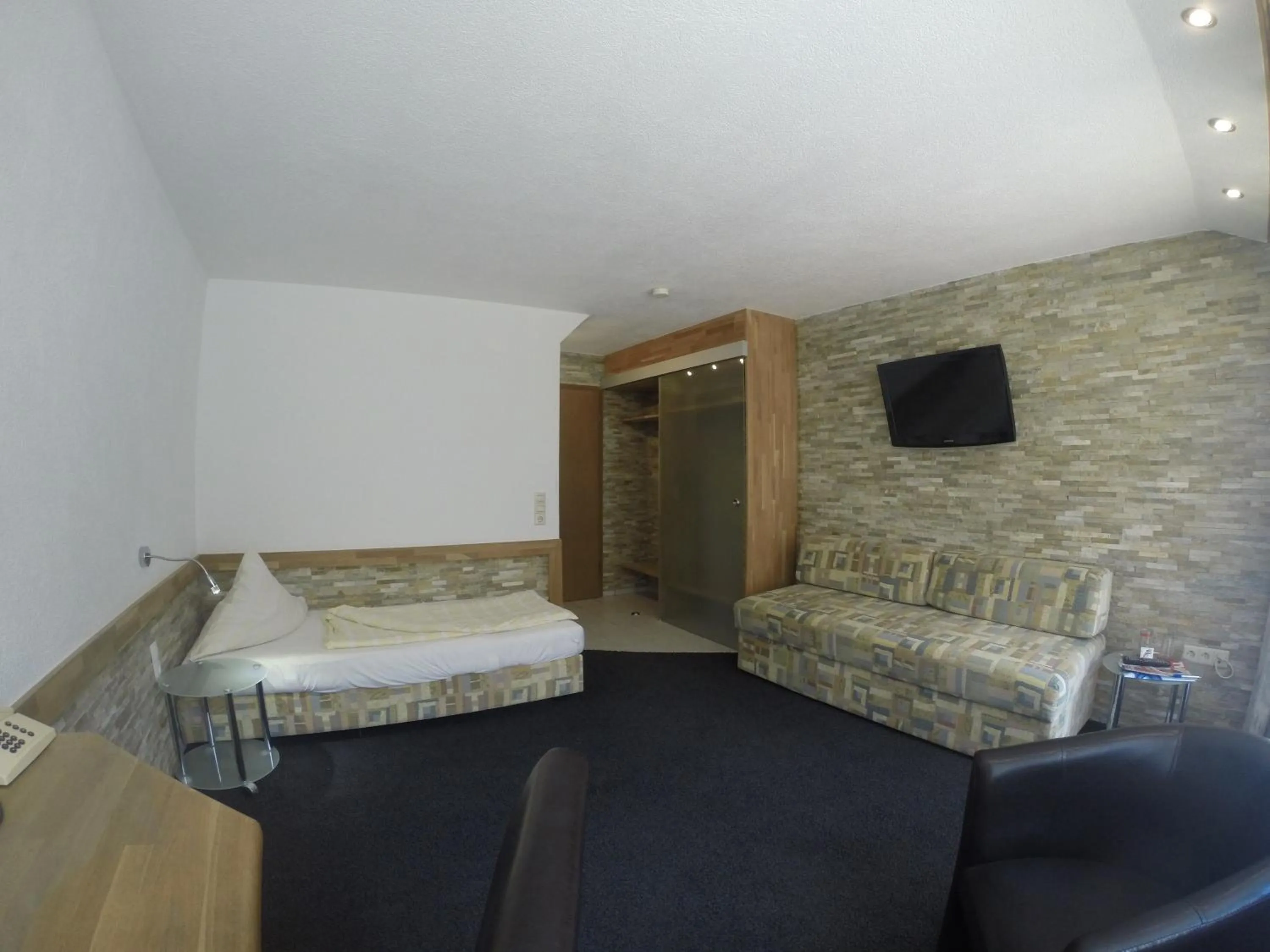 Bedroom, Bed in Hotel Wasserfall