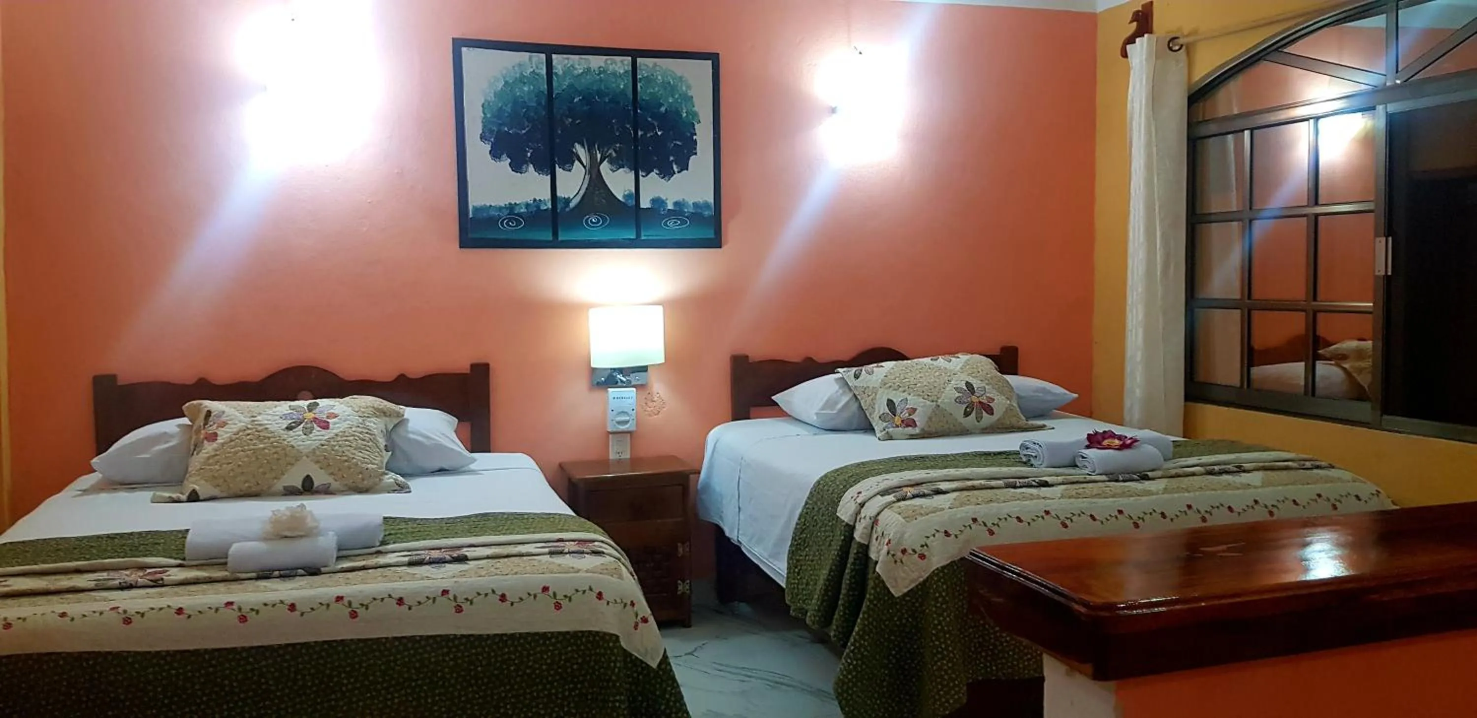 Bed in Hotel Mayahau Coba