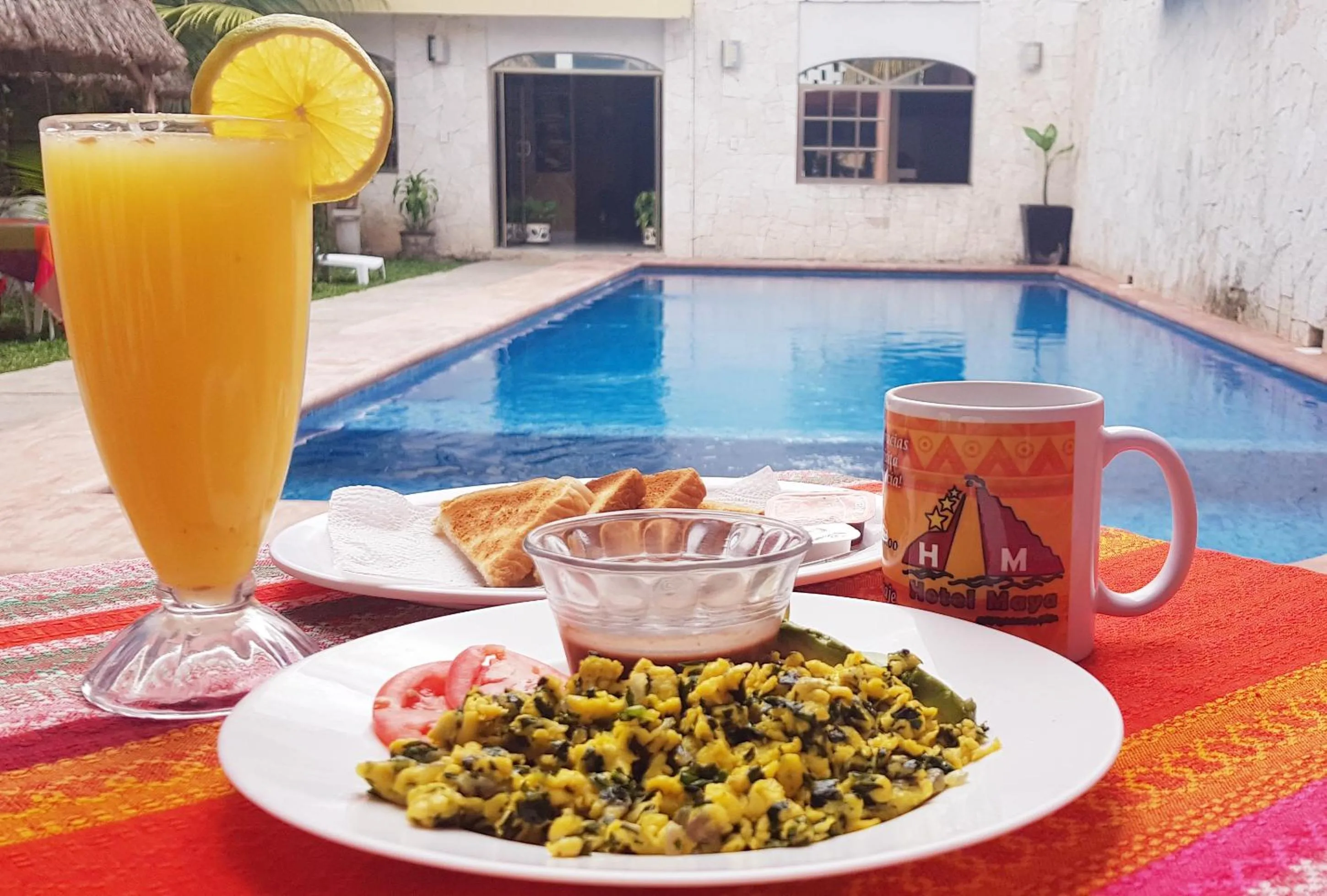 Breakfast in Hotel Mayahau Coba