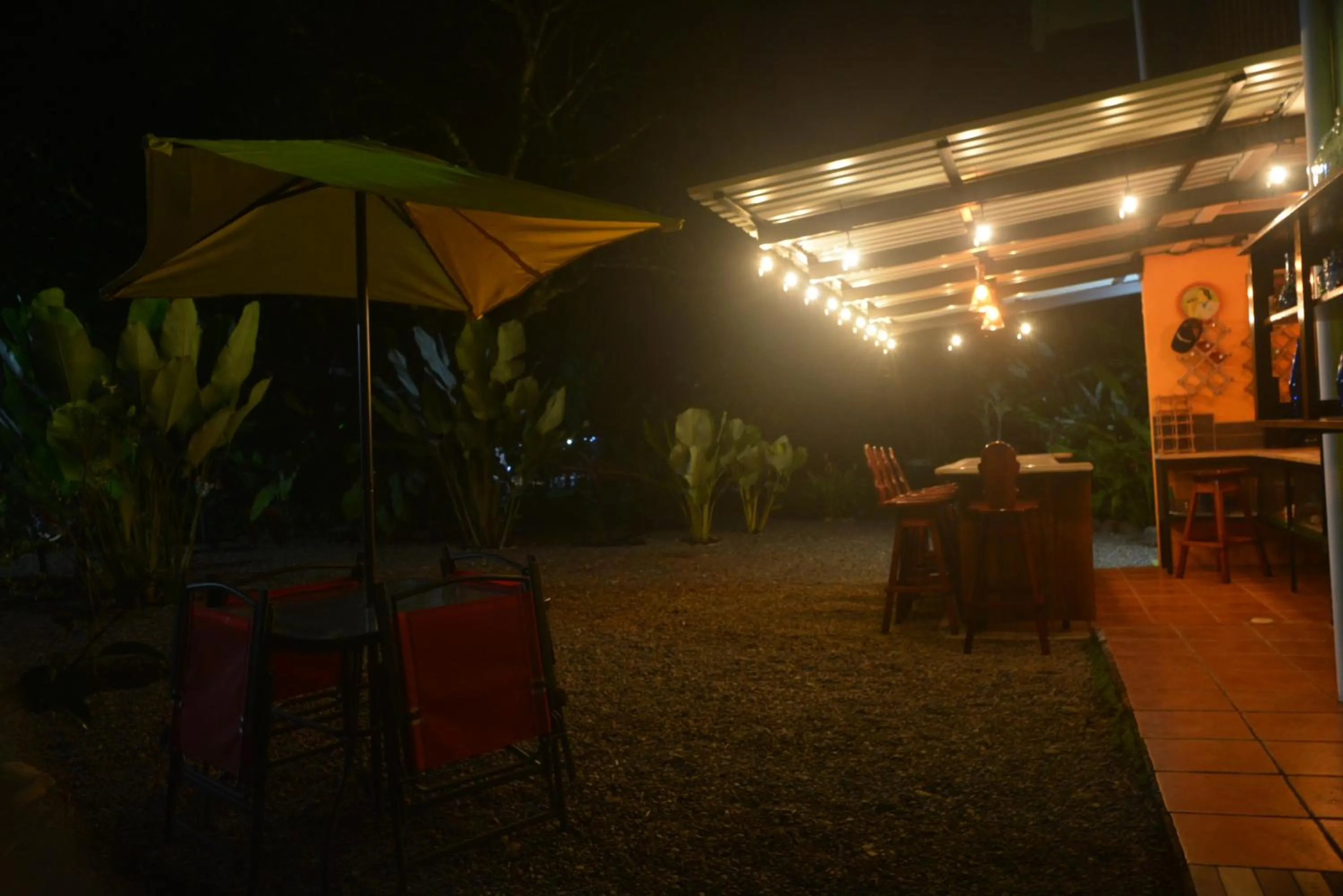 Communal kitchen in Dolce Uvita