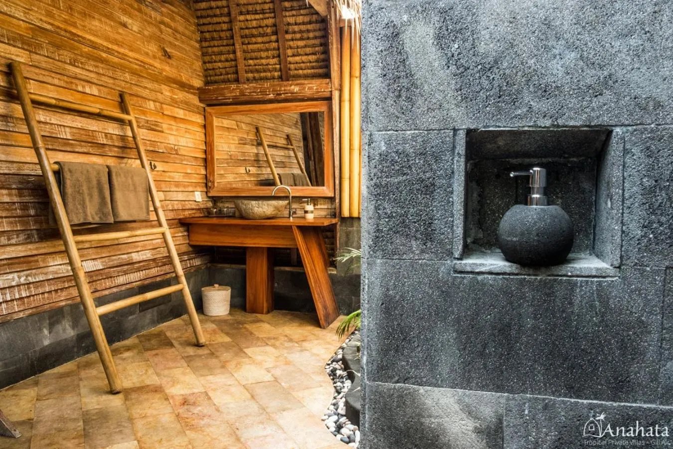 Bathroom in Anahata - Tropical Private Villas