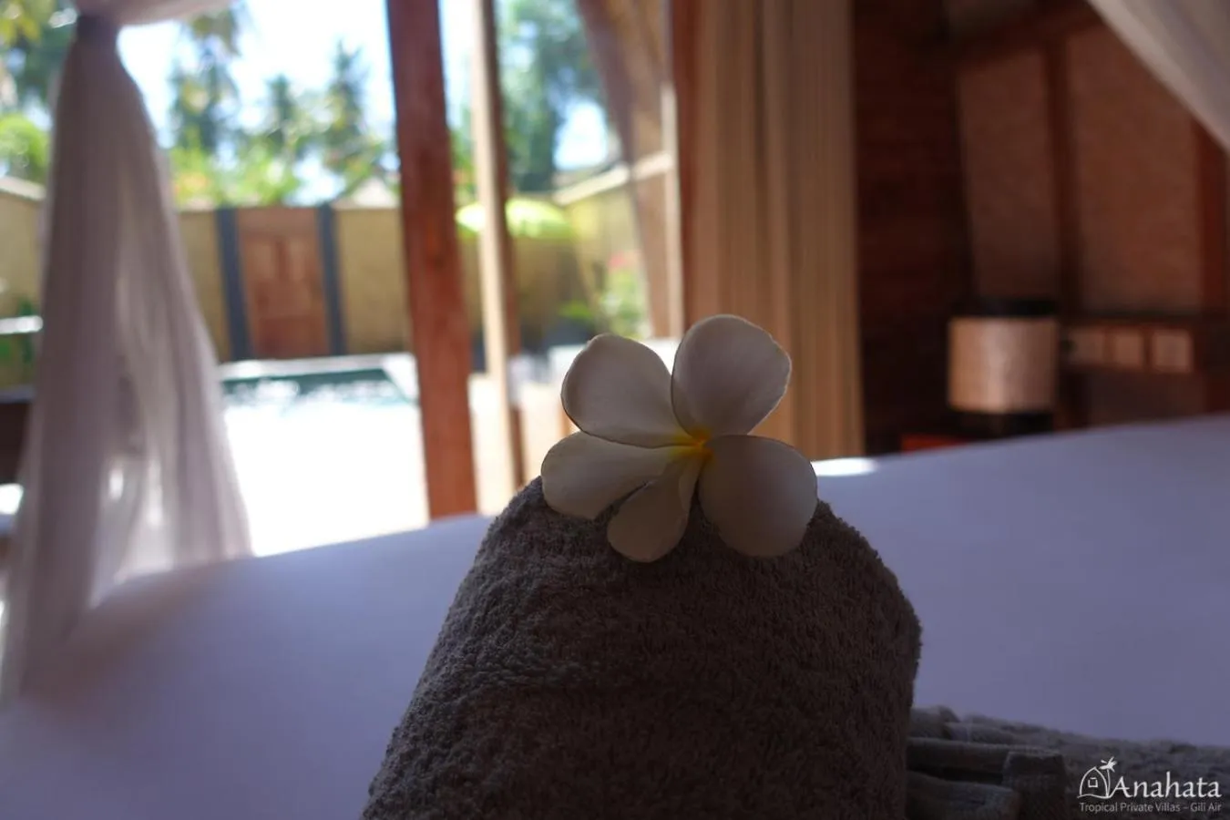 Bedroom, Bed in Anahata - Tropical Private Villas