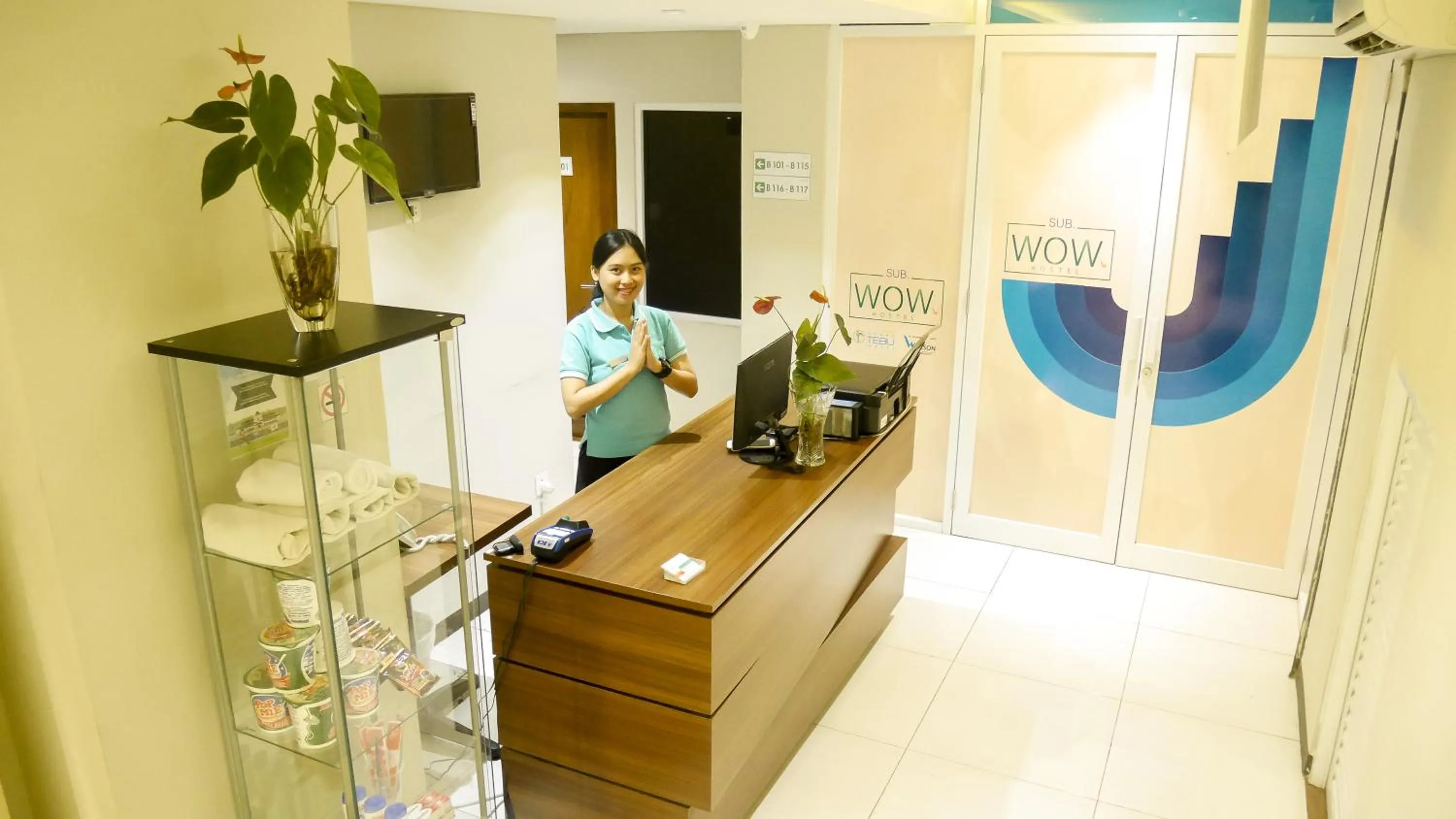 Lobby or reception in Subwow Hostel