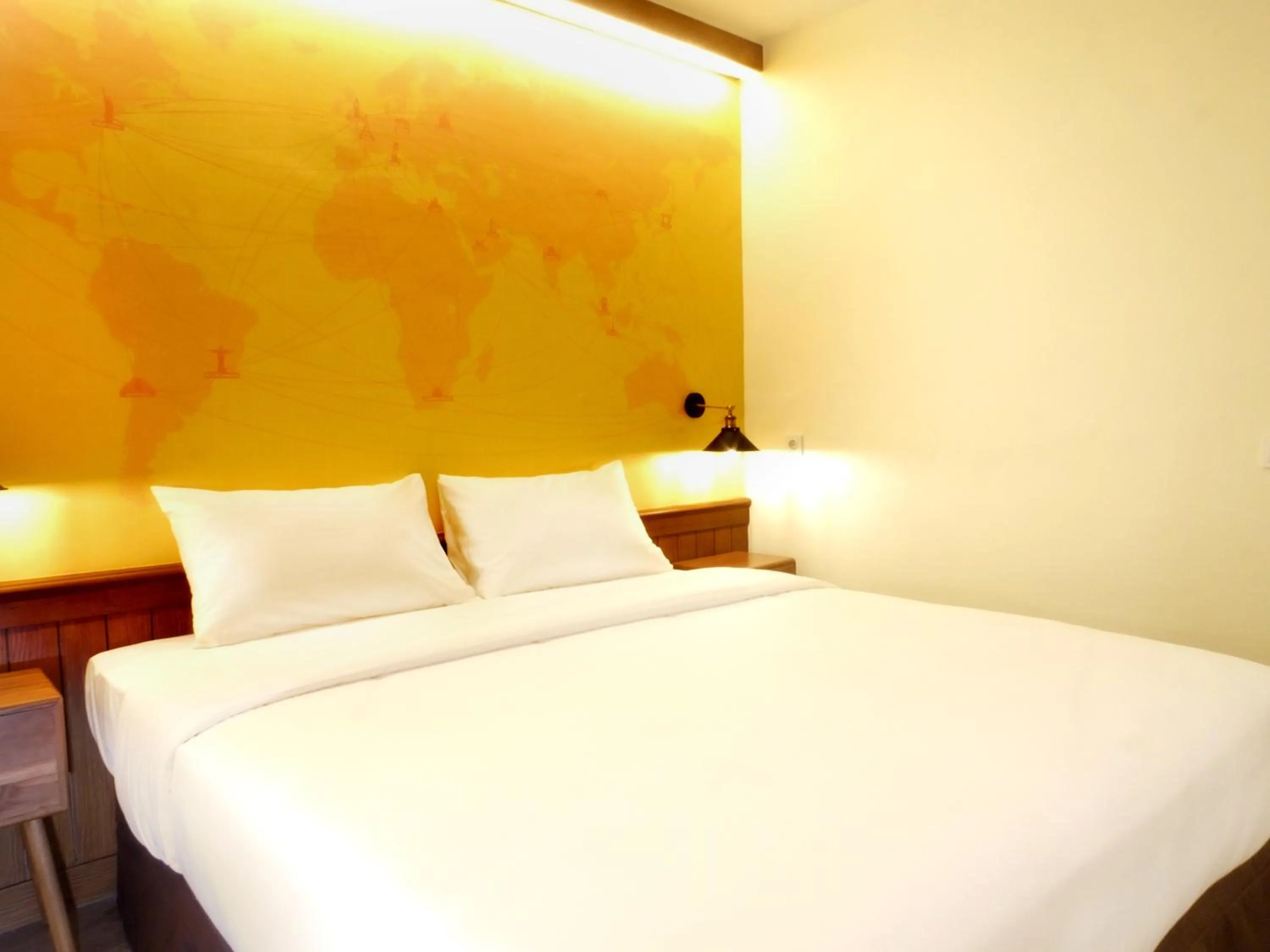 Bed in Nunia Inn Bandara Jakarta