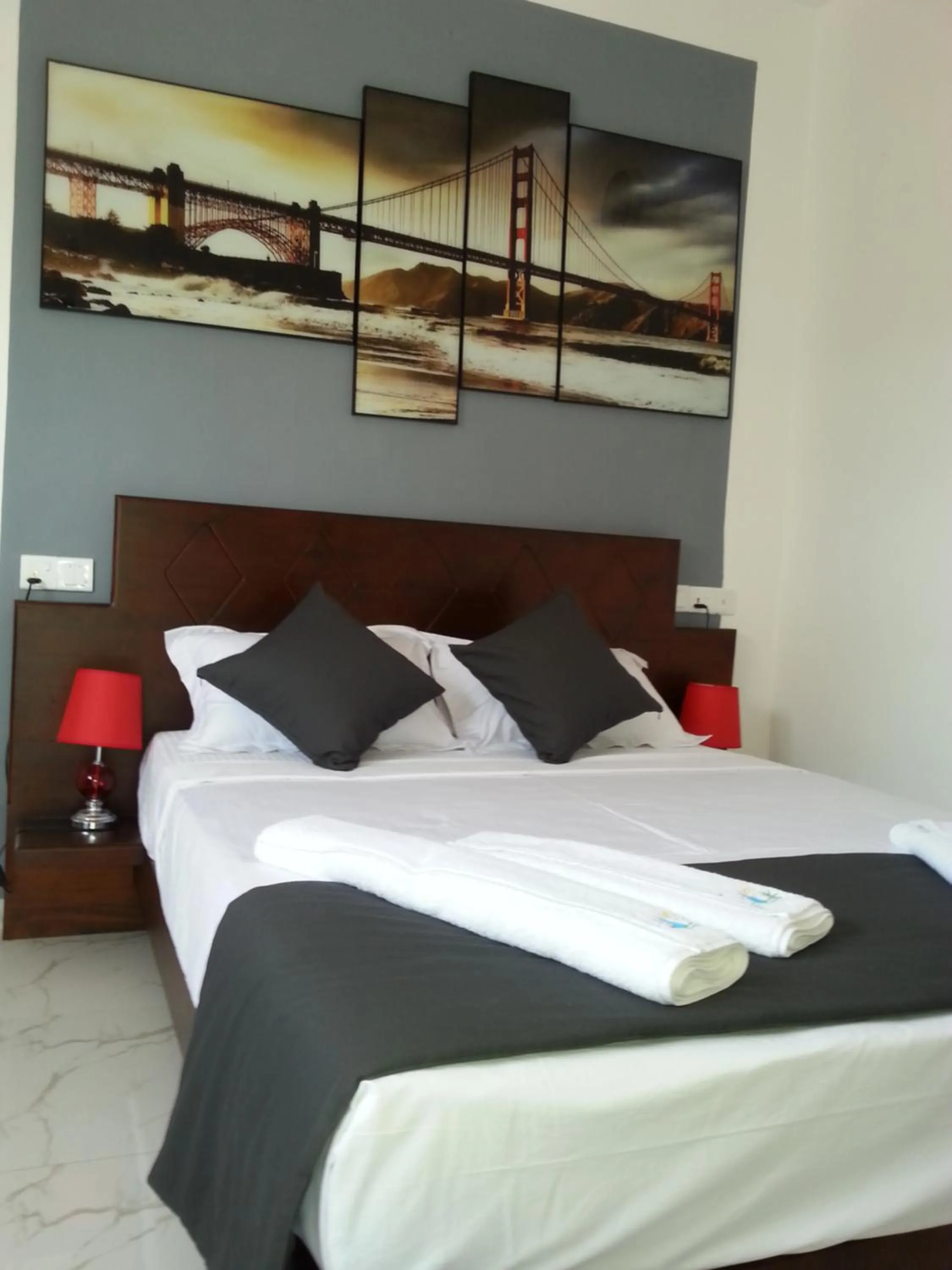 Bed in Mama Beach Villa