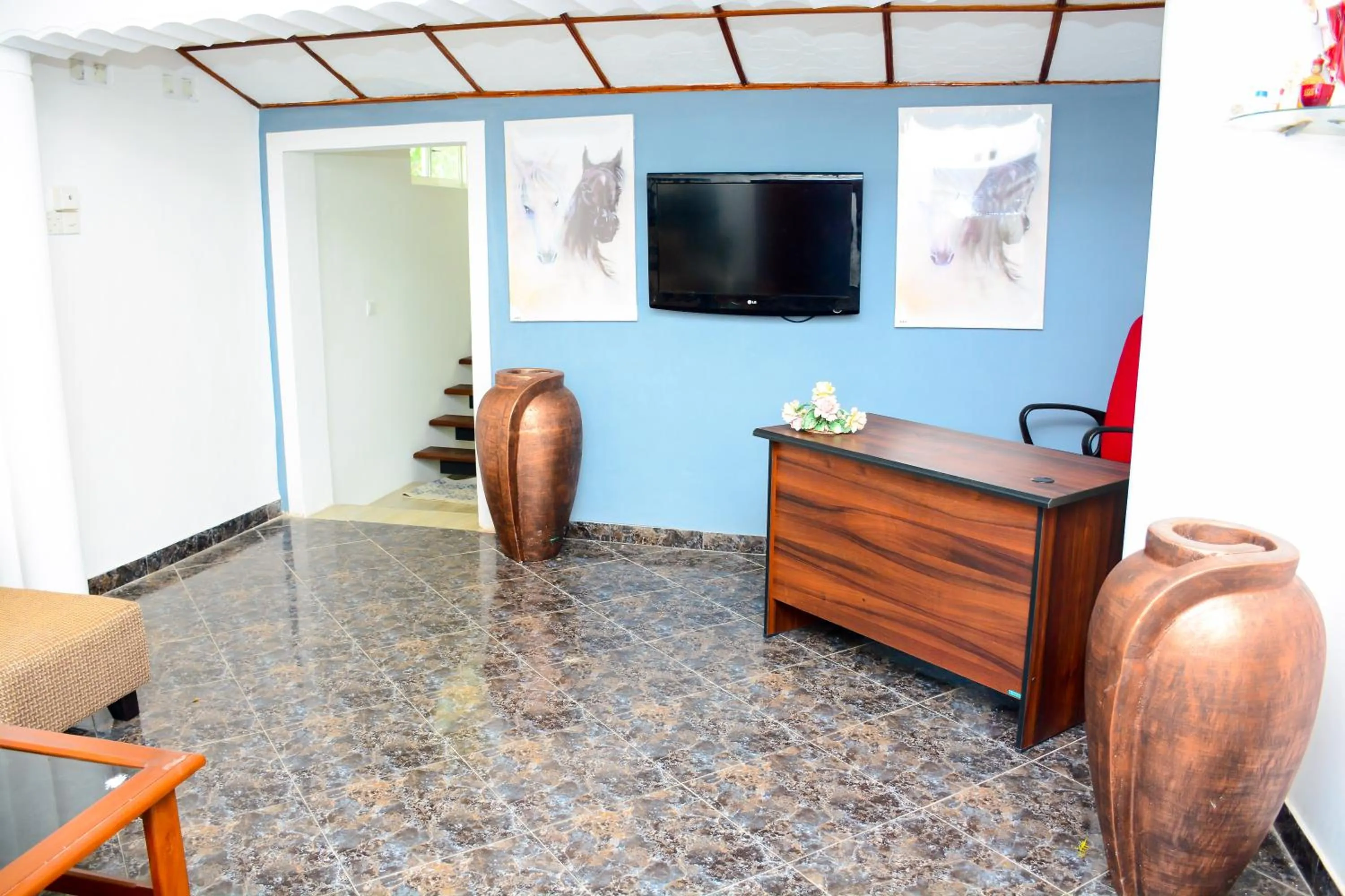 Seating area in Mama Beach Villa