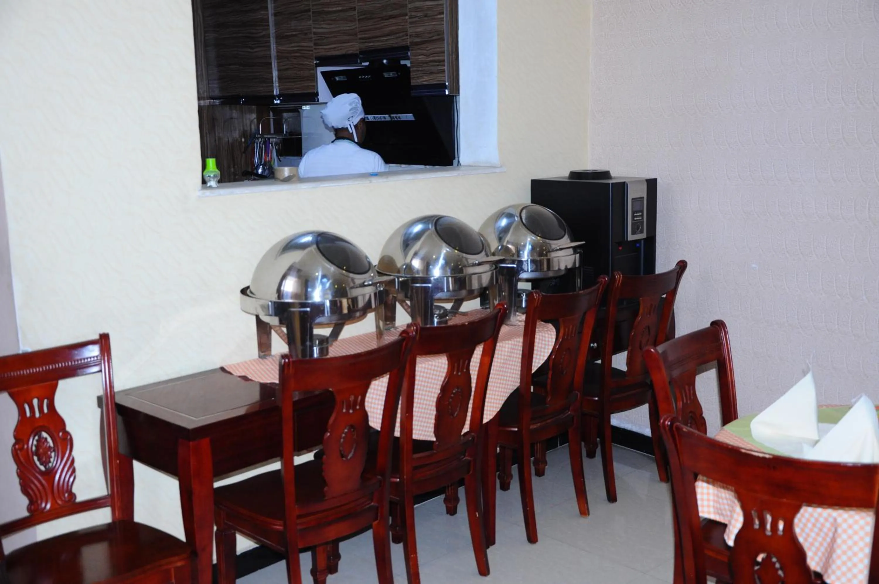 Dining area in Guzara Hotel Addis