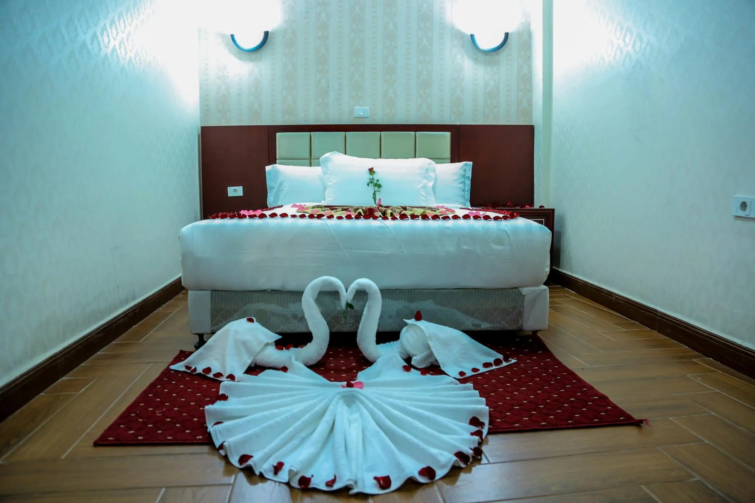 Bedroom, Bed in Guzara Hotel Addis