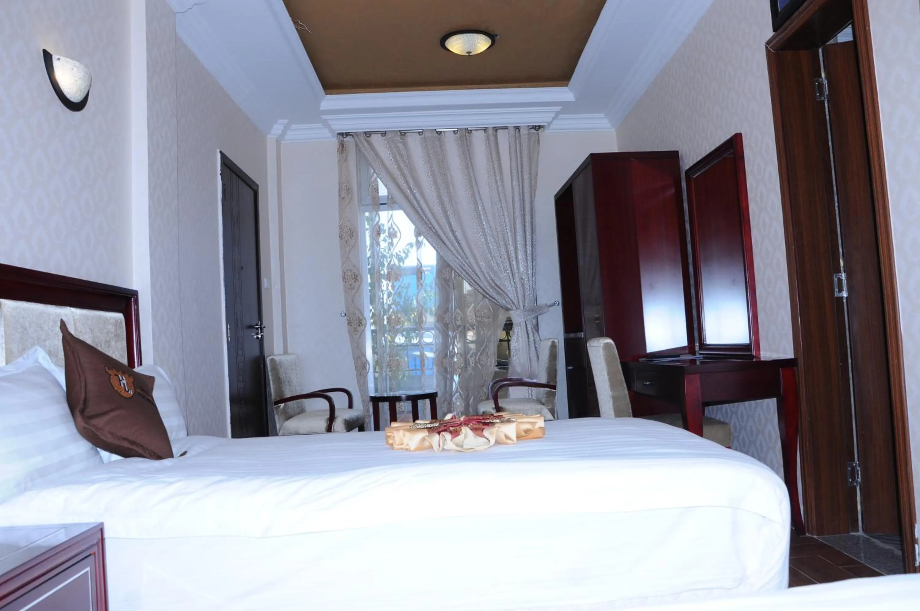 Bedroom, Bed in Guzara Hotel Addis