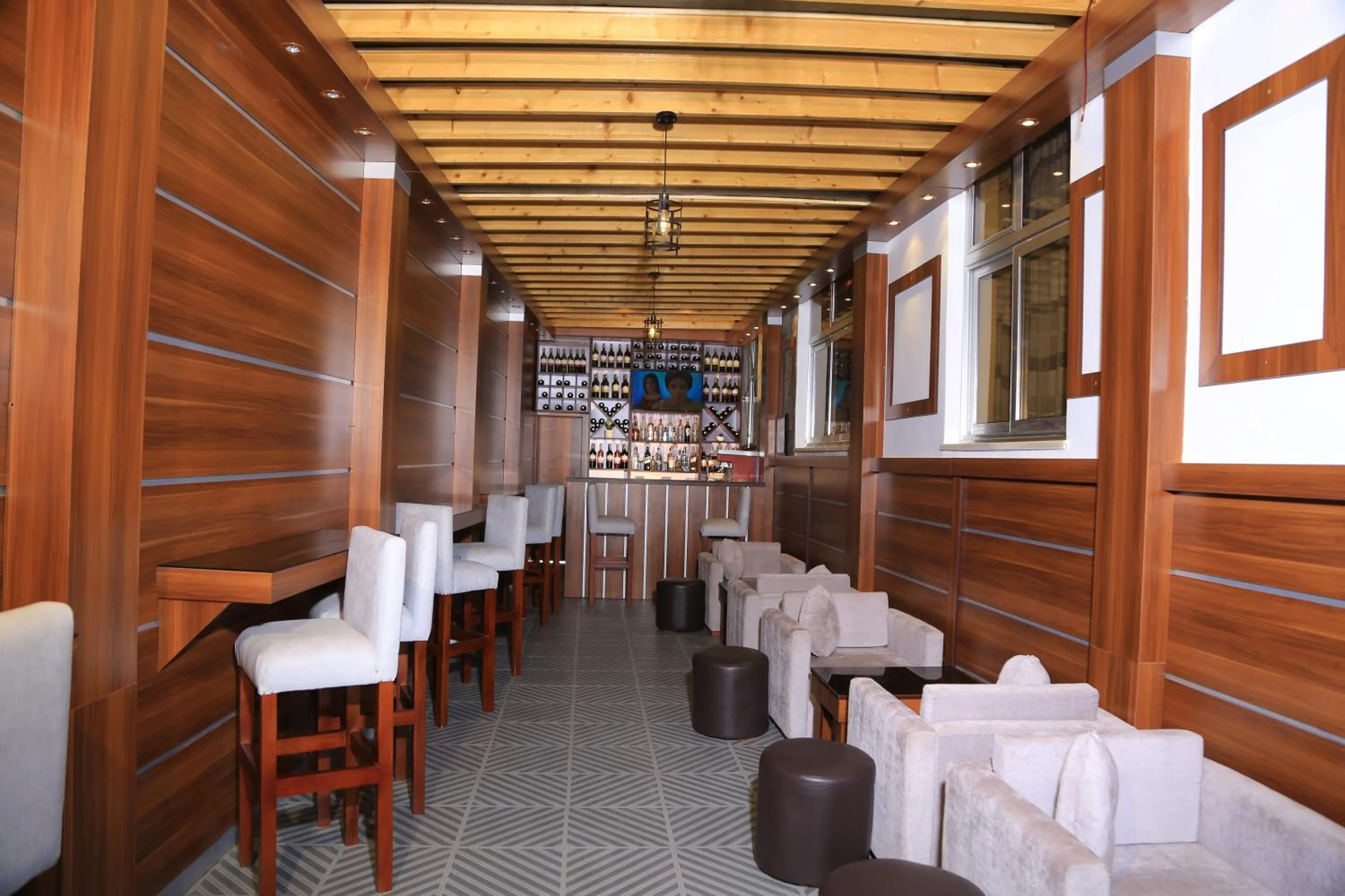 Lounge or bar in Guzara Hotel Addis