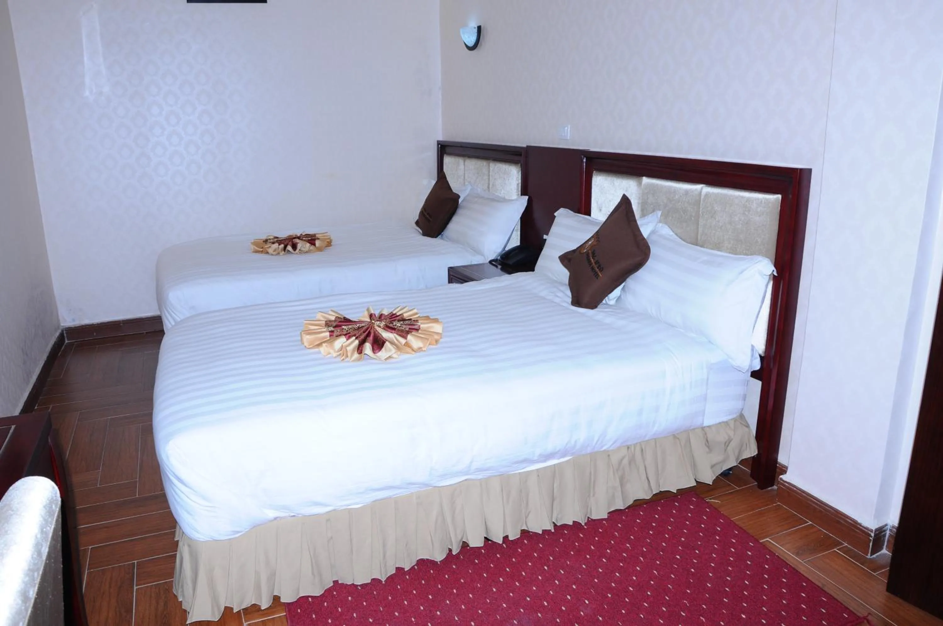 Bed in Guzara Hotel Addis