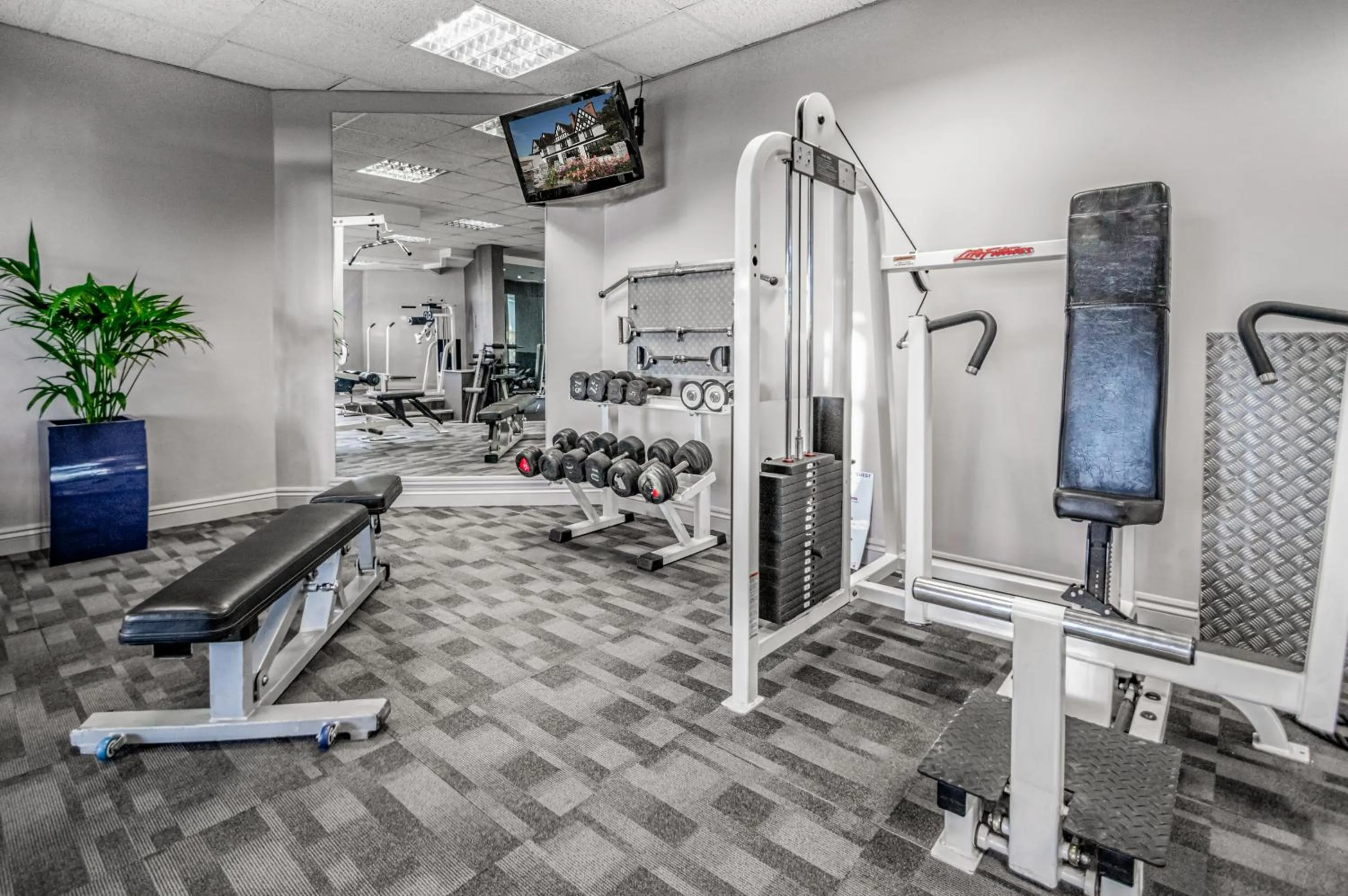 Fitness centre/facilities in Best Western The Webbington Hotel & Spa