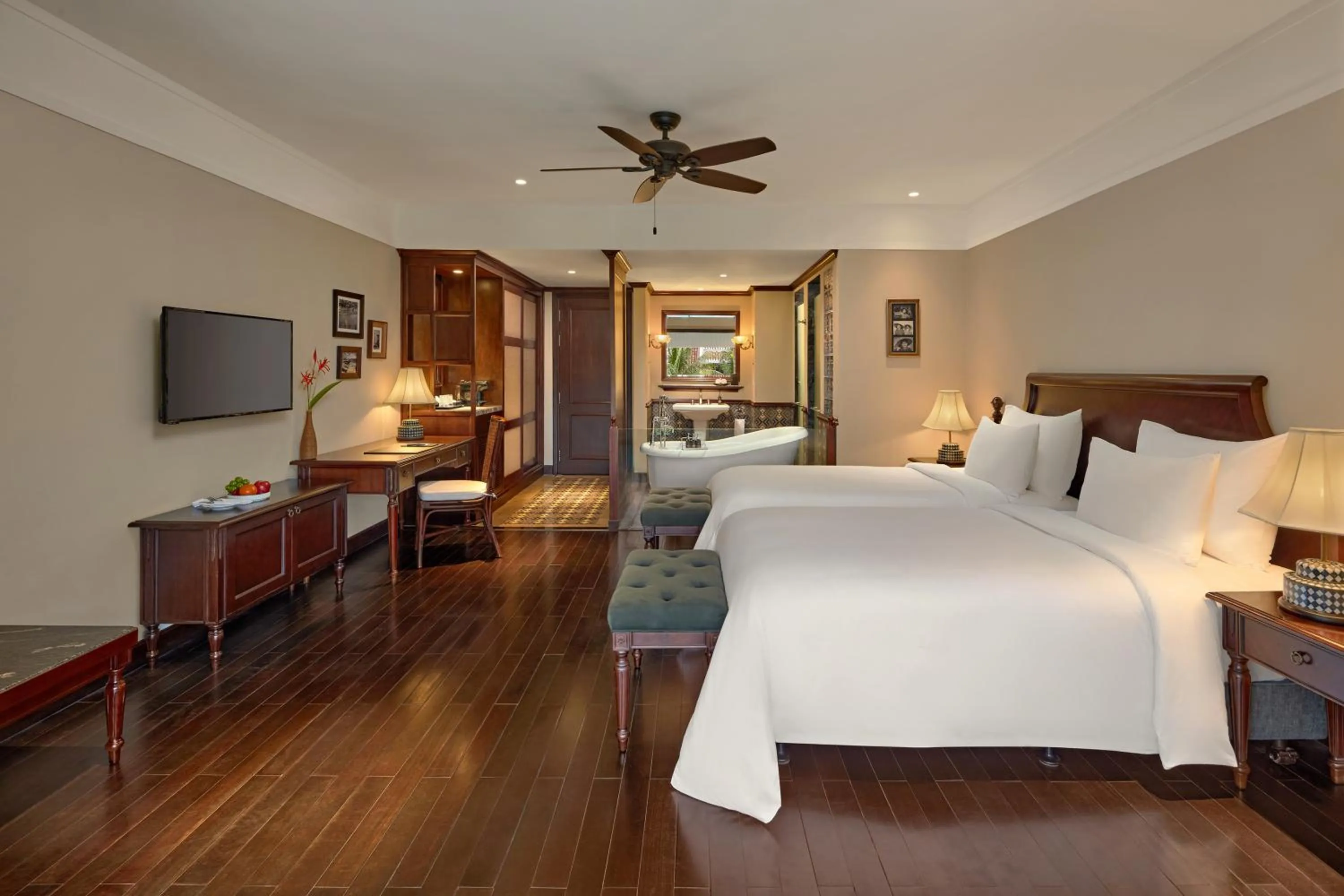 Bedroom, Bed in La Siesta Hoi An Resort & Spa