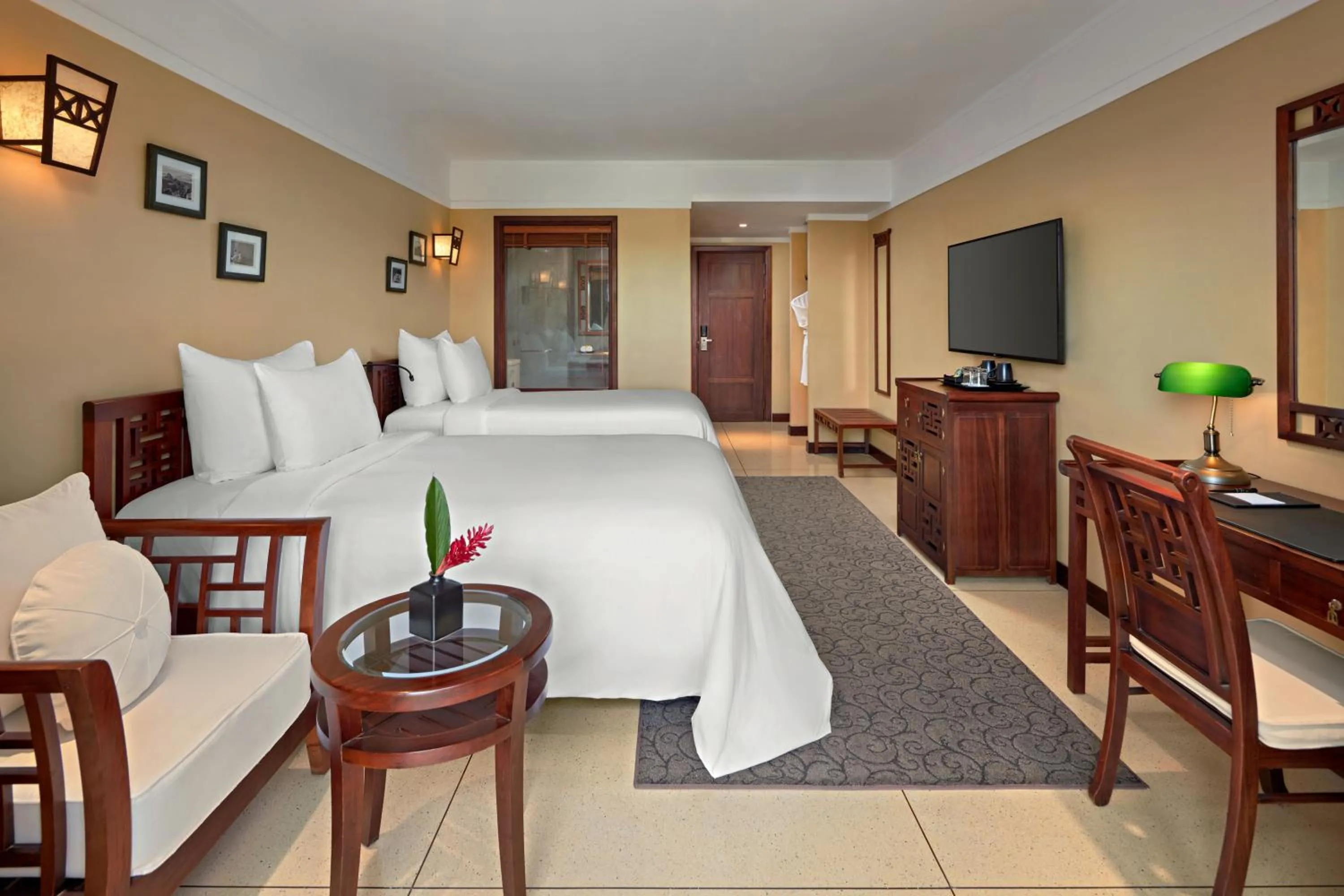 Bed in La Siesta Hoi An Resort & Spa