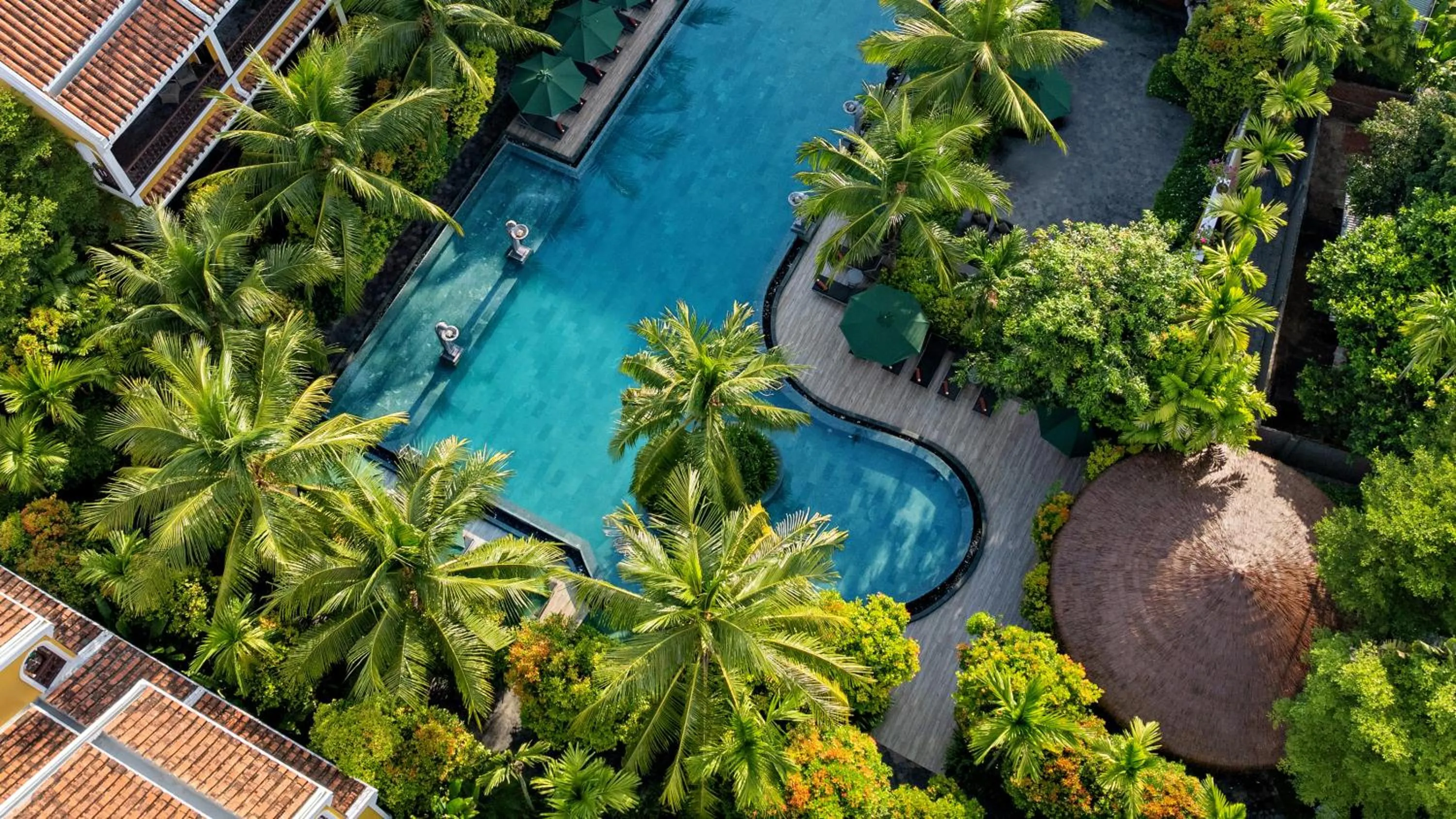 Pool view in La Siesta Hoi An Resort & Spa