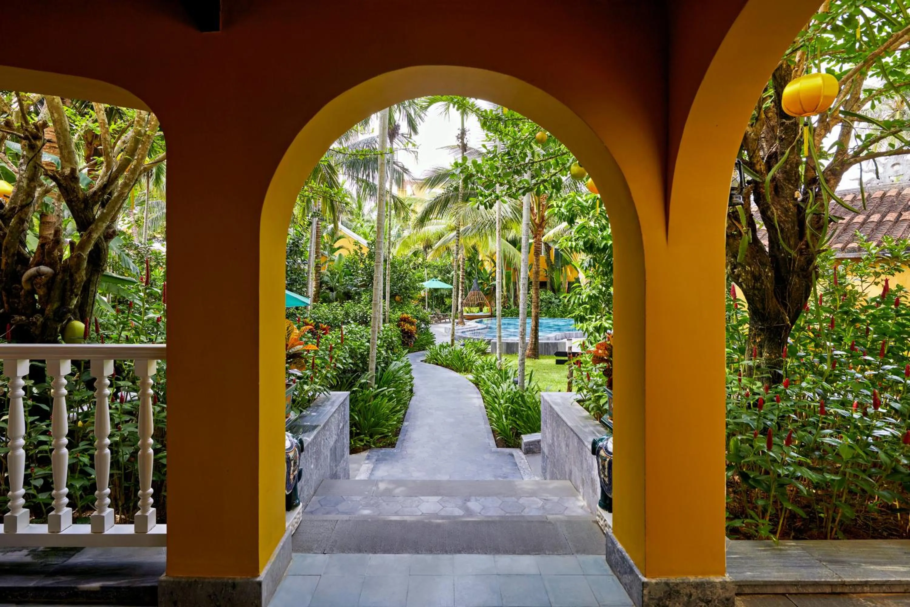 Garden in La Siesta Hoi An Resort & Spa