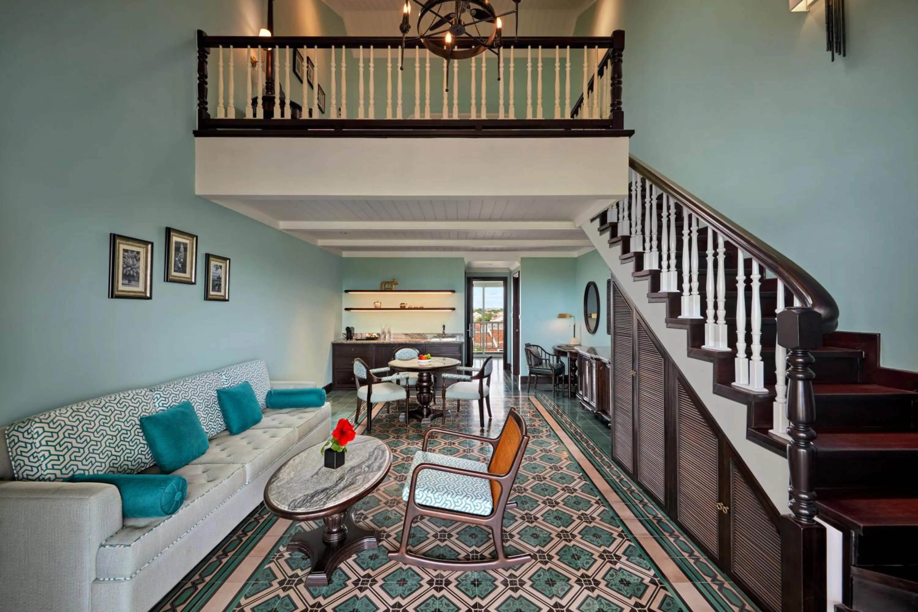 Living room in La Siesta Hoi An Resort & Spa