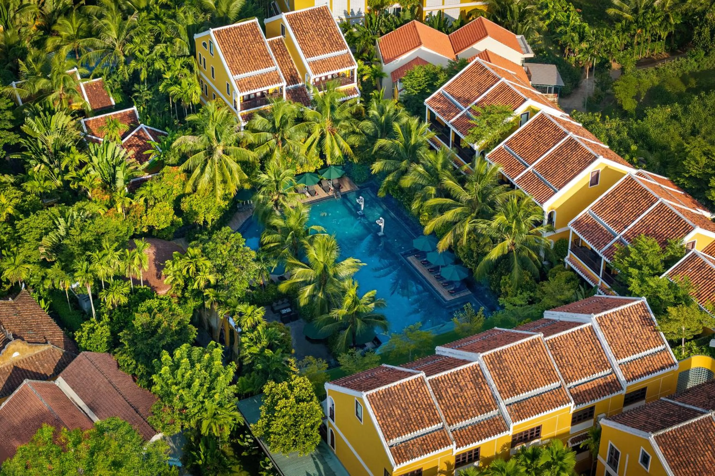 Pool view in La Siesta Hoi An Resort & Spa