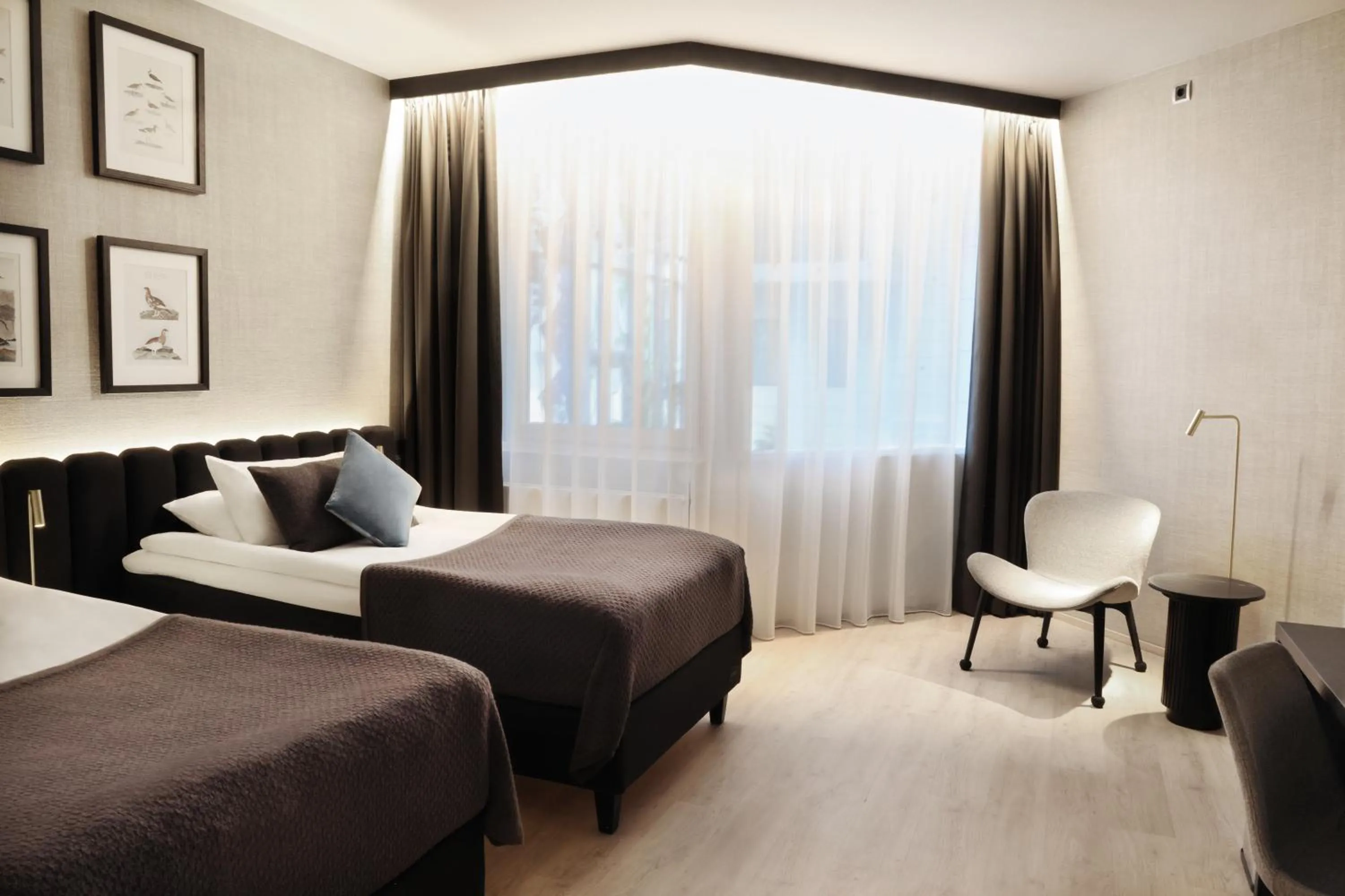 Bed in Hotel Reykjavík Grand