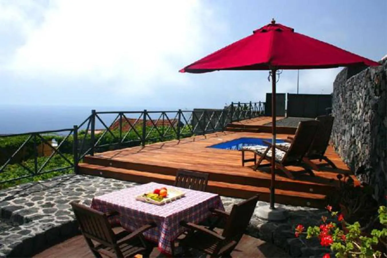 Balcony/Terrace in Casa Rural La Caldera