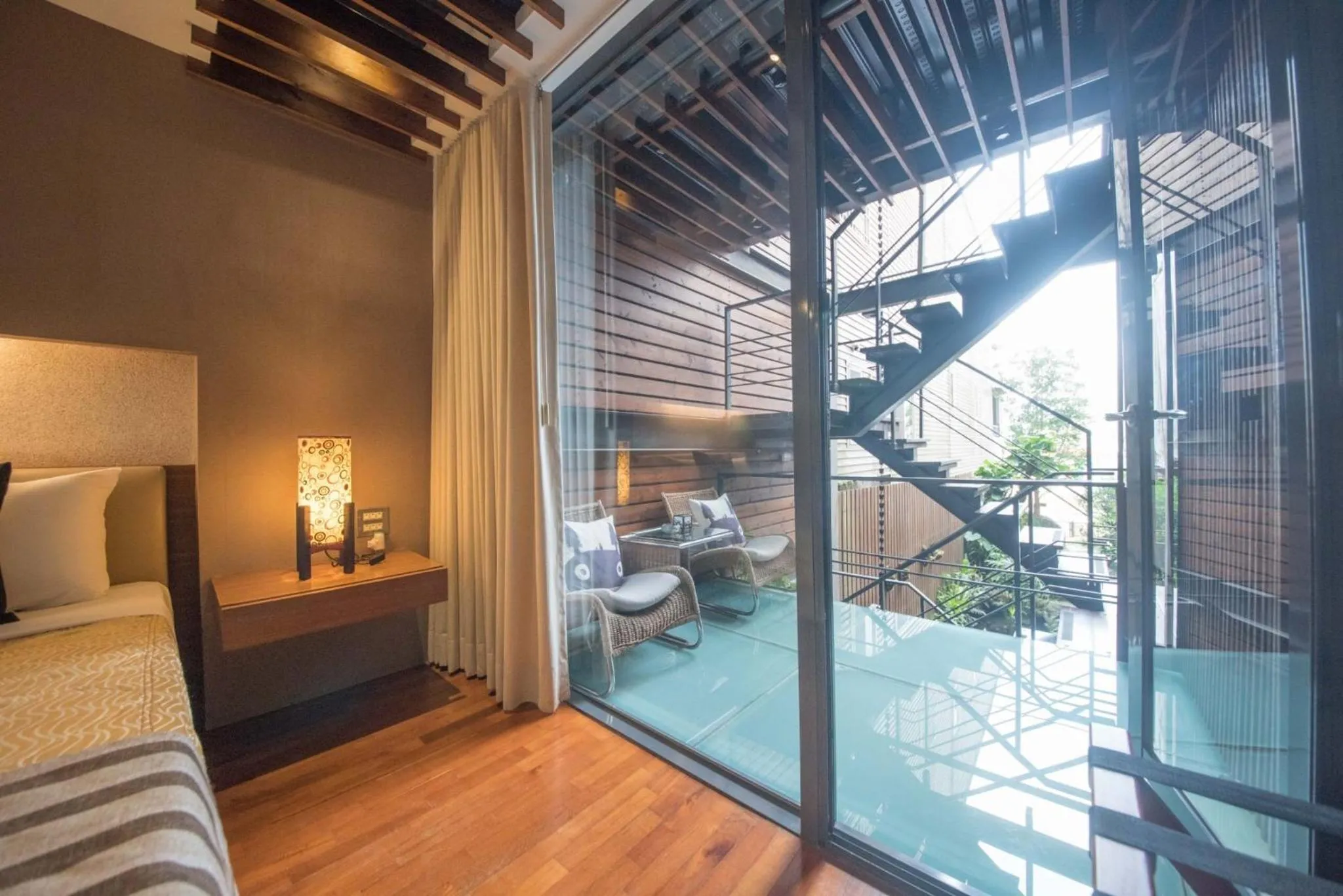 Balcony/Terrace, Bed in Timing House